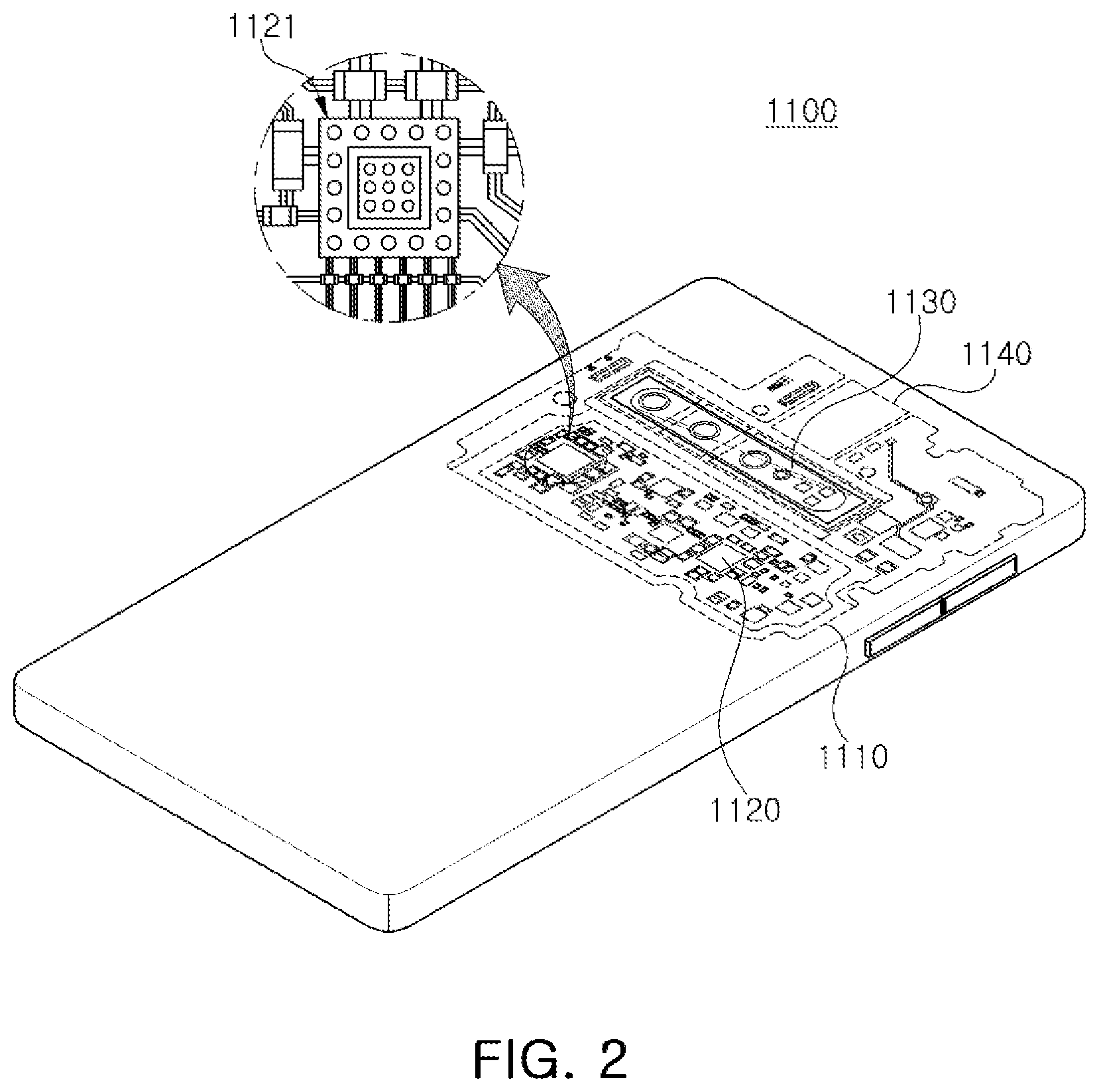 Patent US12309923 Figure 2 – Printed circuit board and method for manufacturing the same