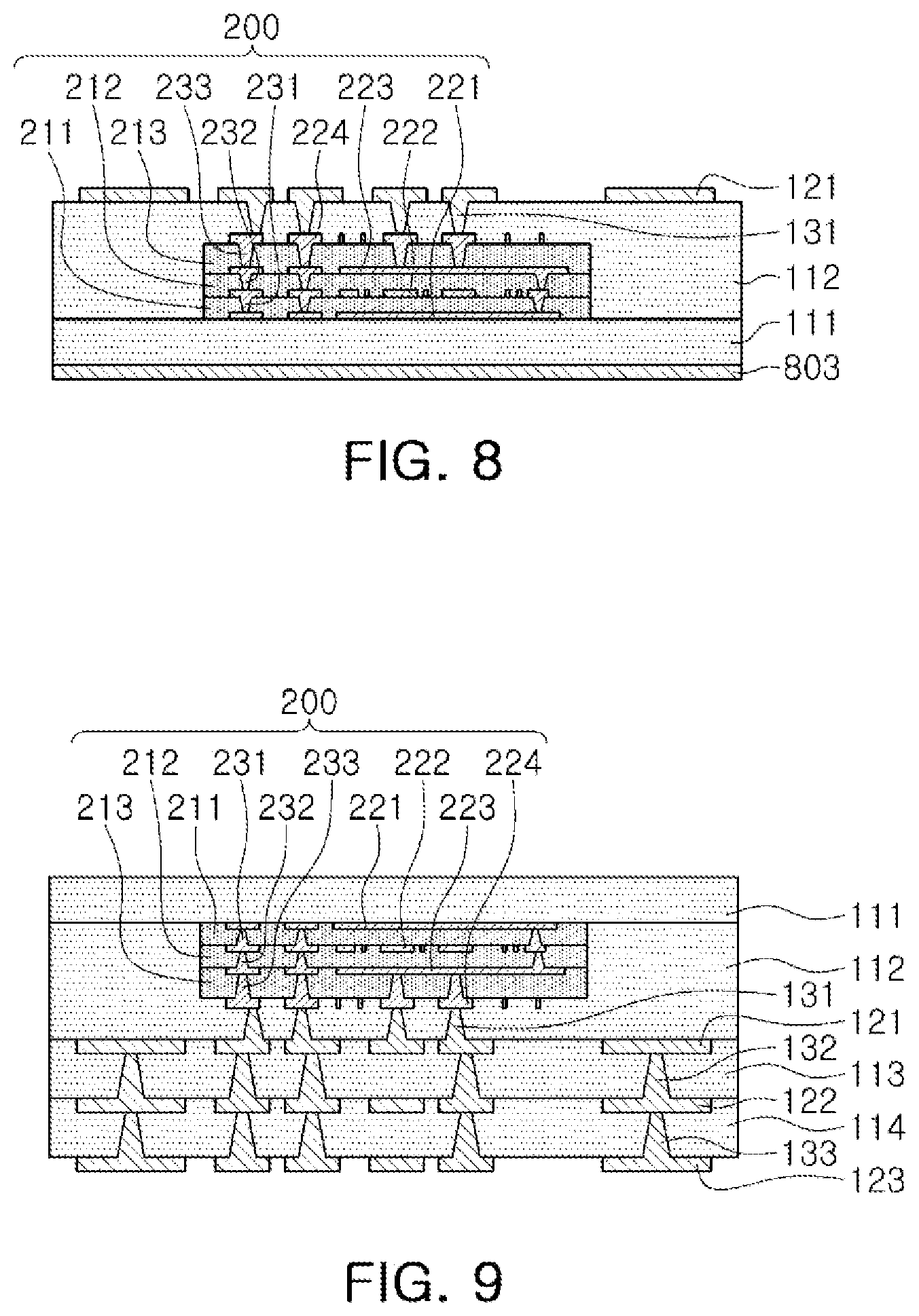 Patent US12309924 Figure 5 – Connection structure embedded substrate and substrate structure including the same