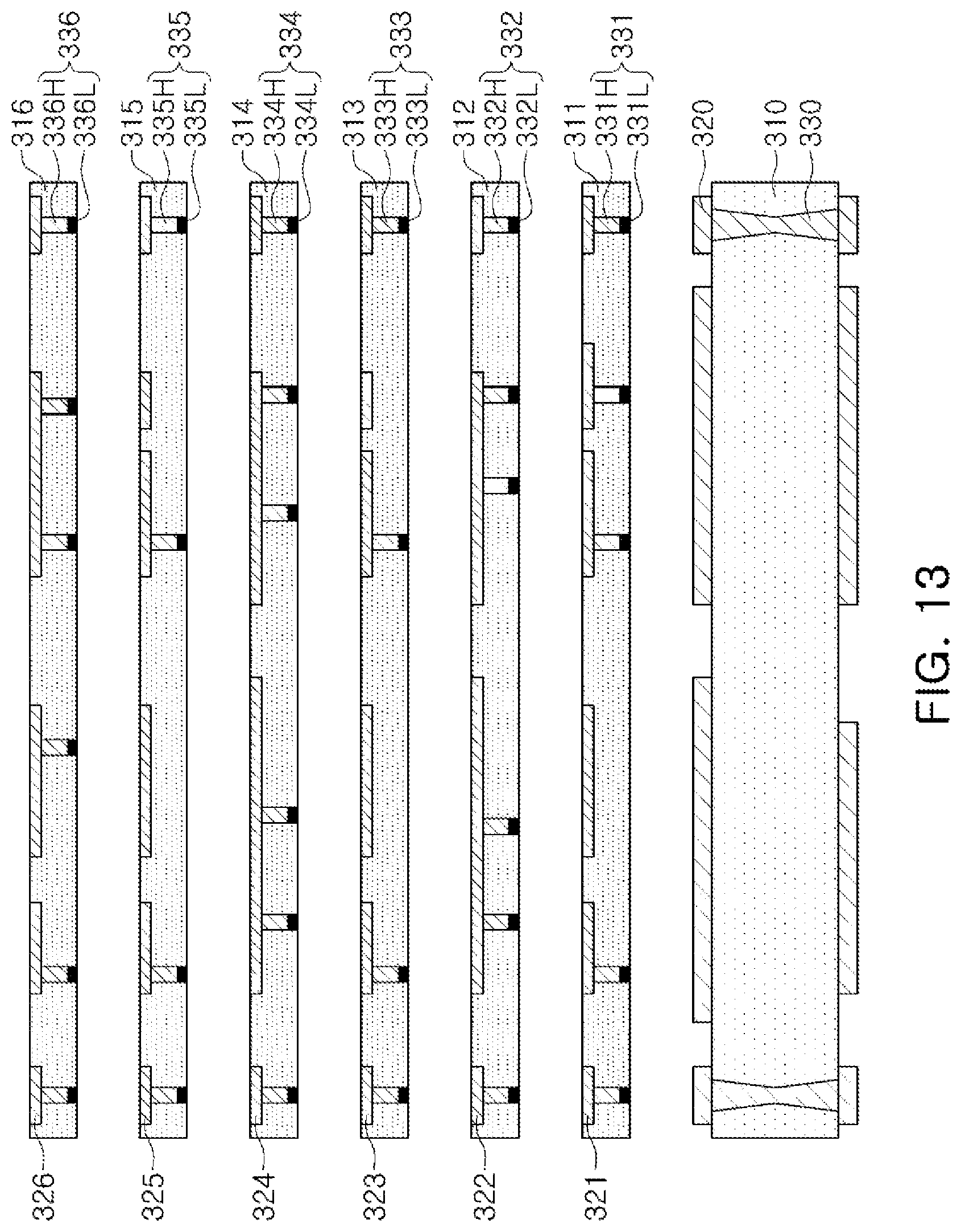 Patent US12309924 Figure 8 – Connection structure embedded substrate and substrate structure including the same