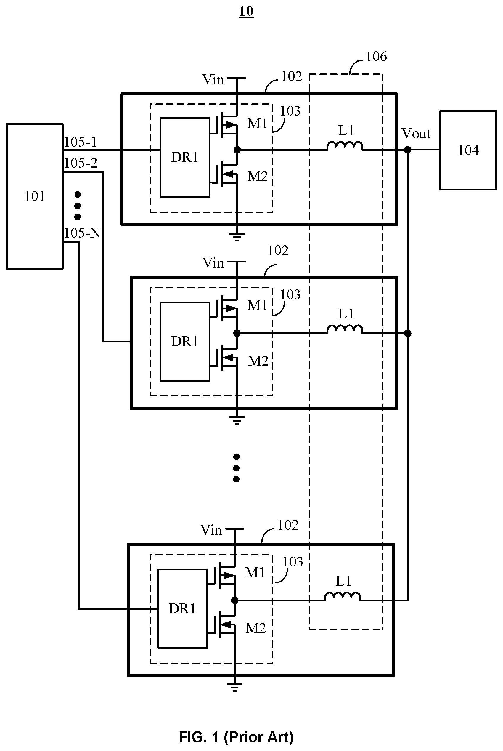 Patent US12309929 Figure 1 – Sandwich structure power supply module