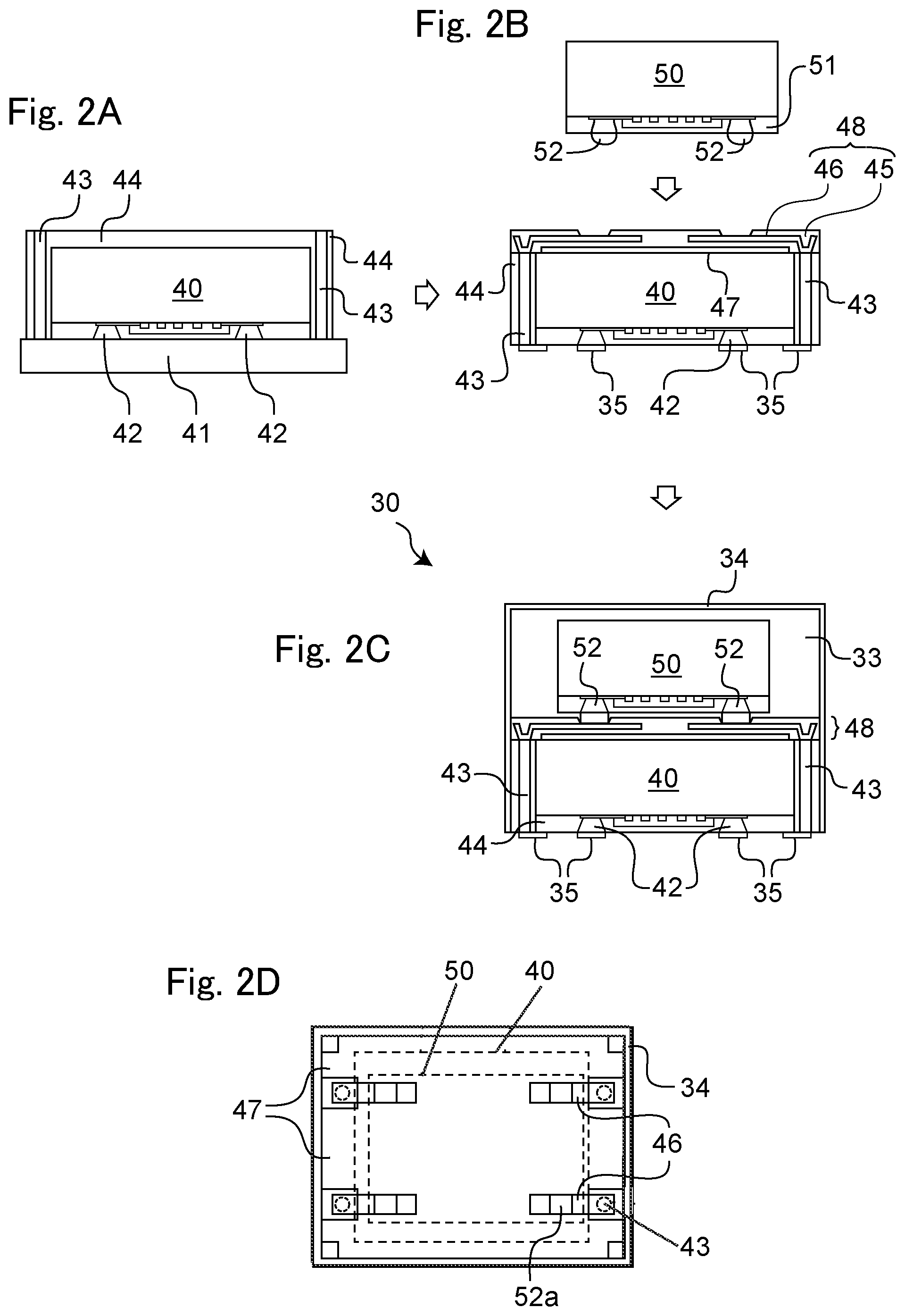 Patent US12309932 Figure 2 – Electronic component module, sub-module, and method for manufacturing same