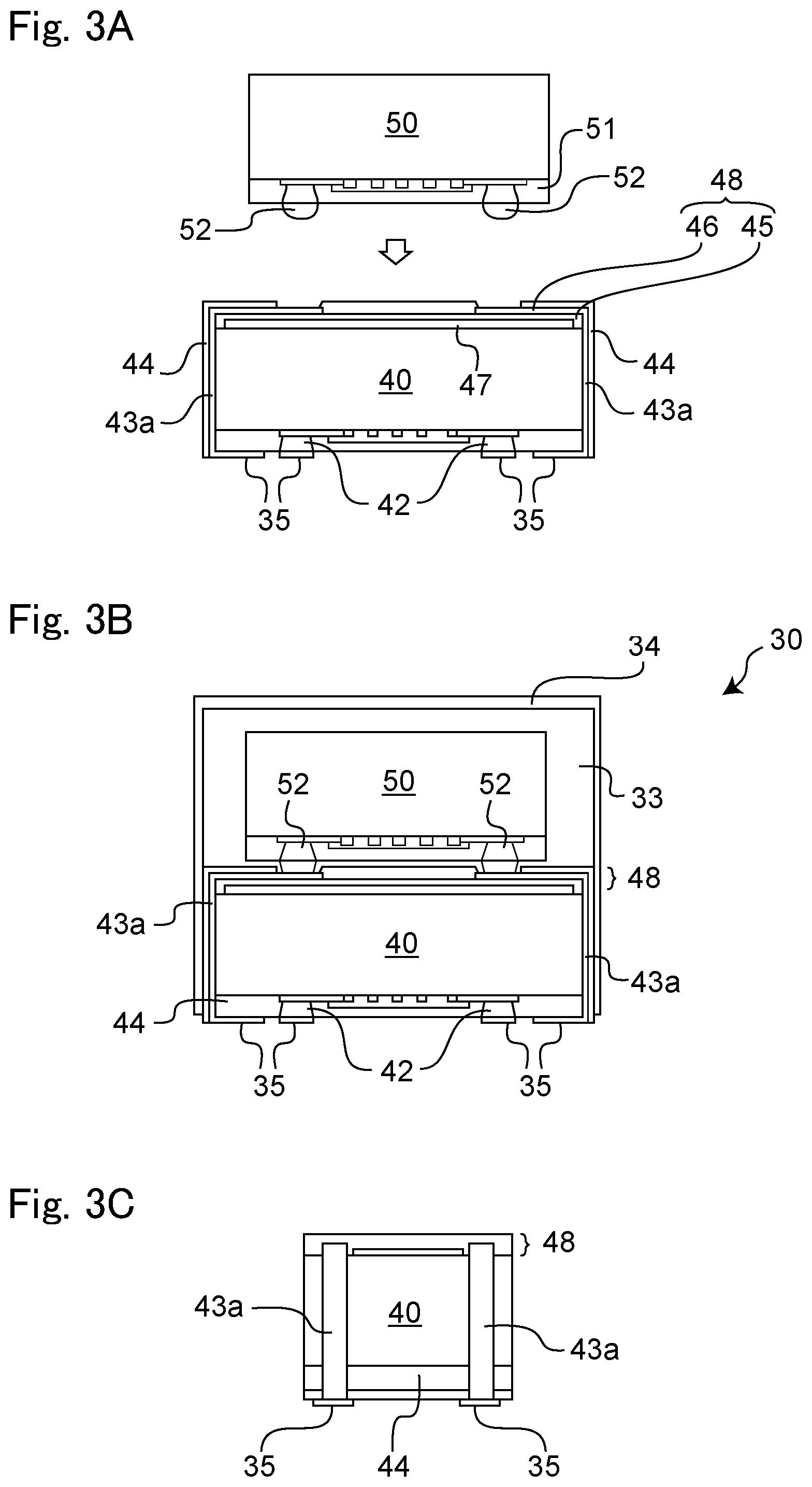 Patent US12309932 Figure 3 – Electronic component module, sub-module, and method for manufacturing same