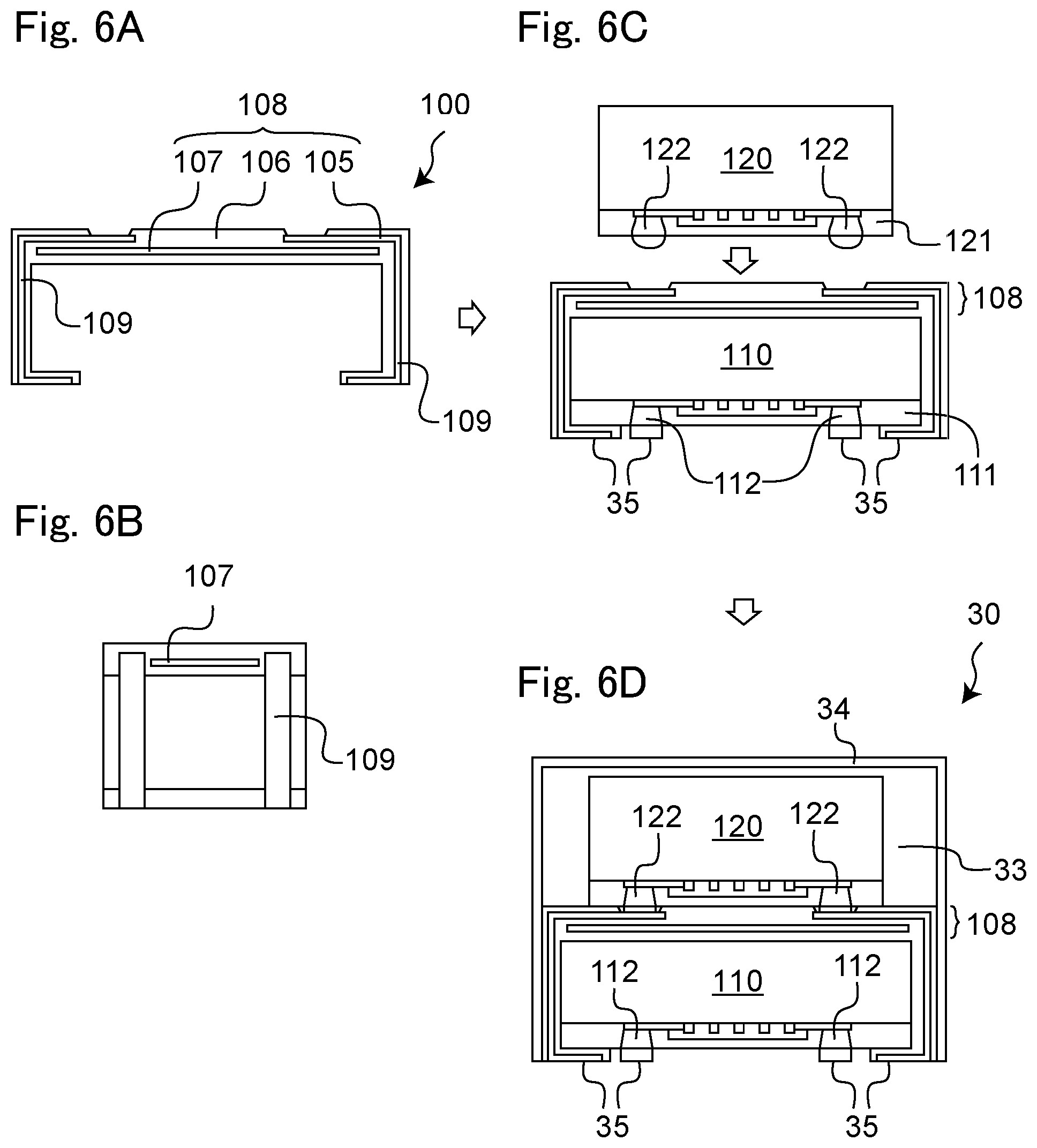 Patent US12309932 Figure 6 – Electronic component module, sub-module, and method for manufacturing same