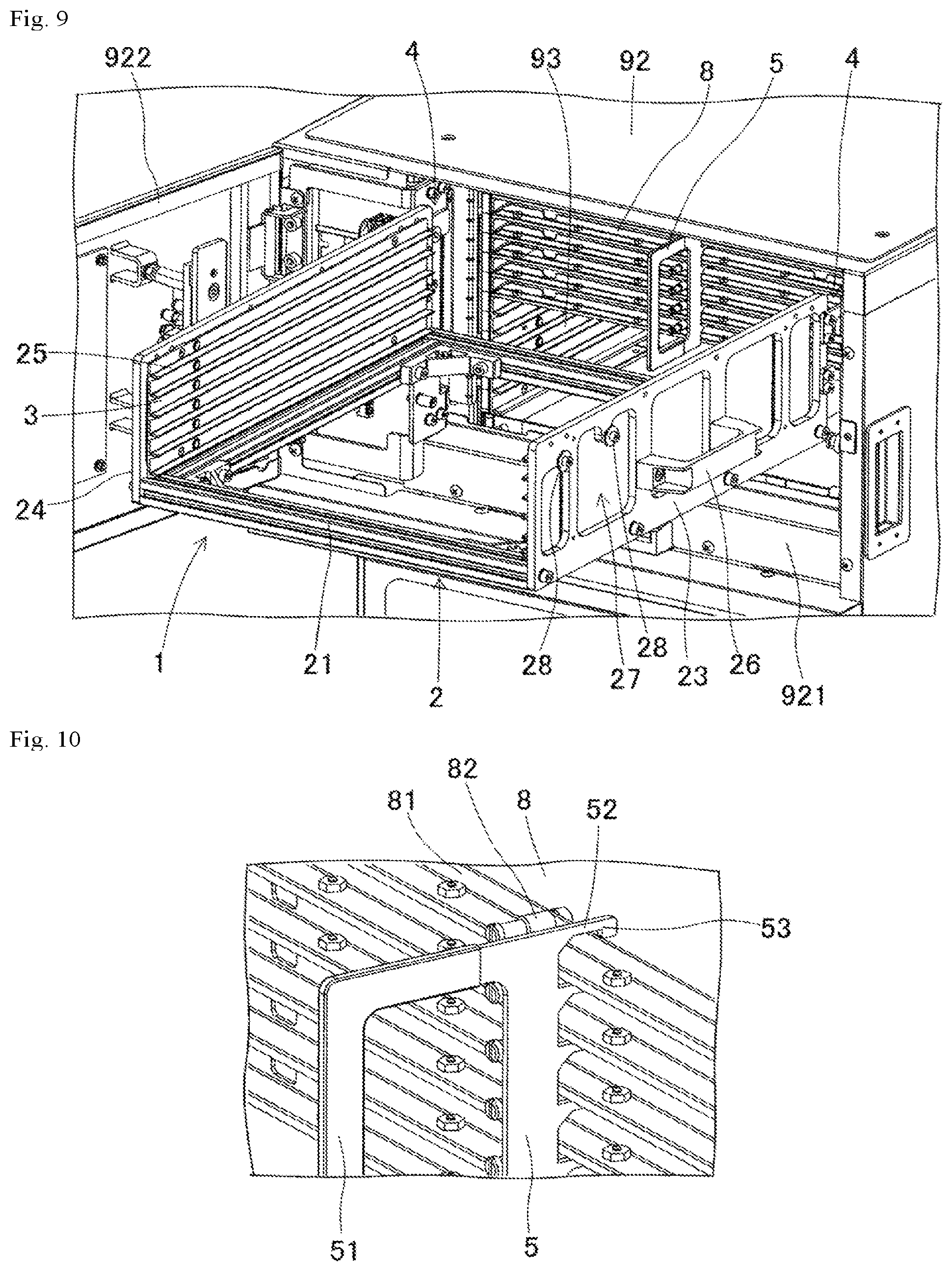 Patent US12309936 Figure 6 – Pallet replacing device