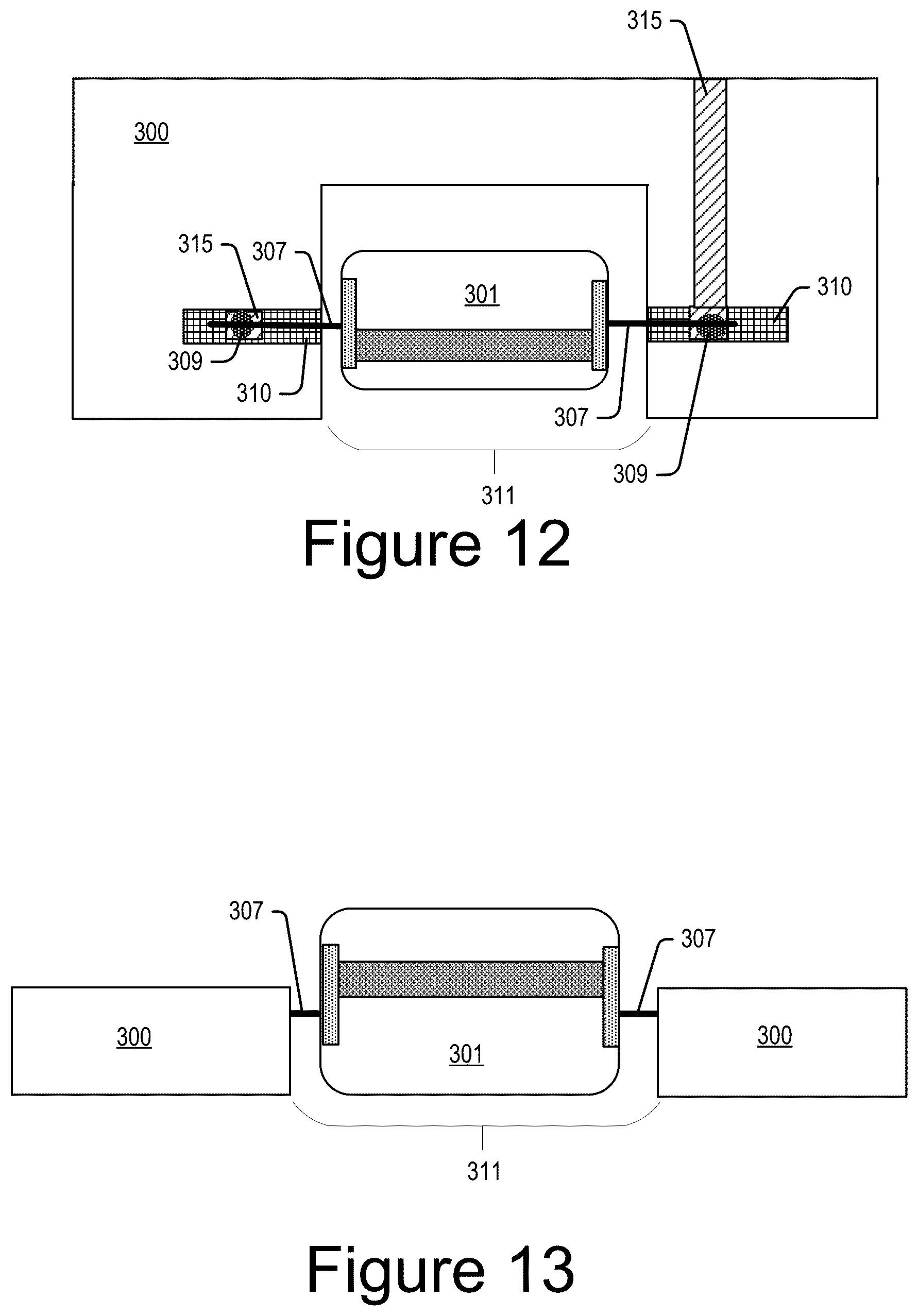 Patent US12309942 Figure 8 – Mounting of capacitors on printed circuit boards for non-volatile memory devices