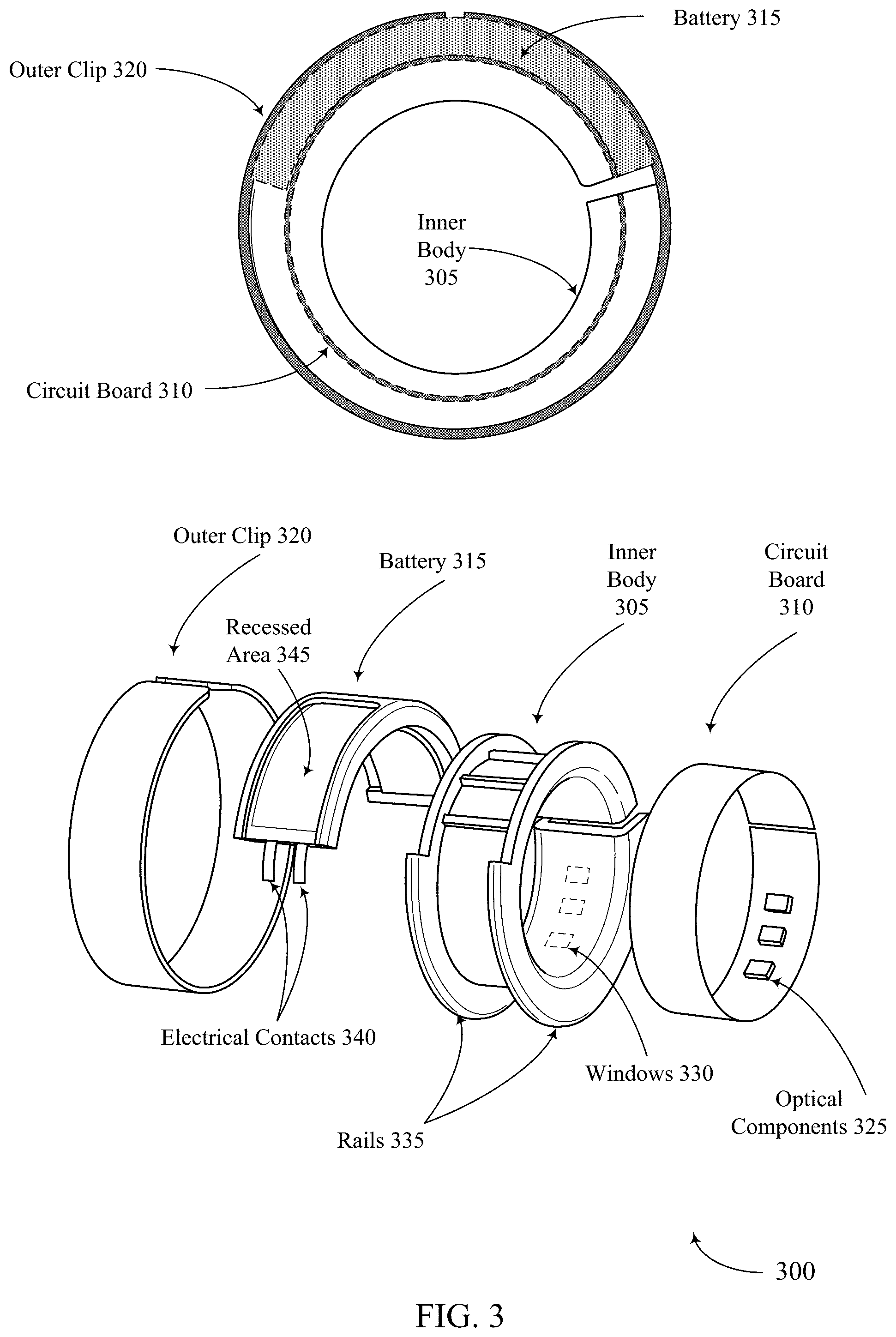 Patent US12309944 Figure 3 – Expandable wearable device