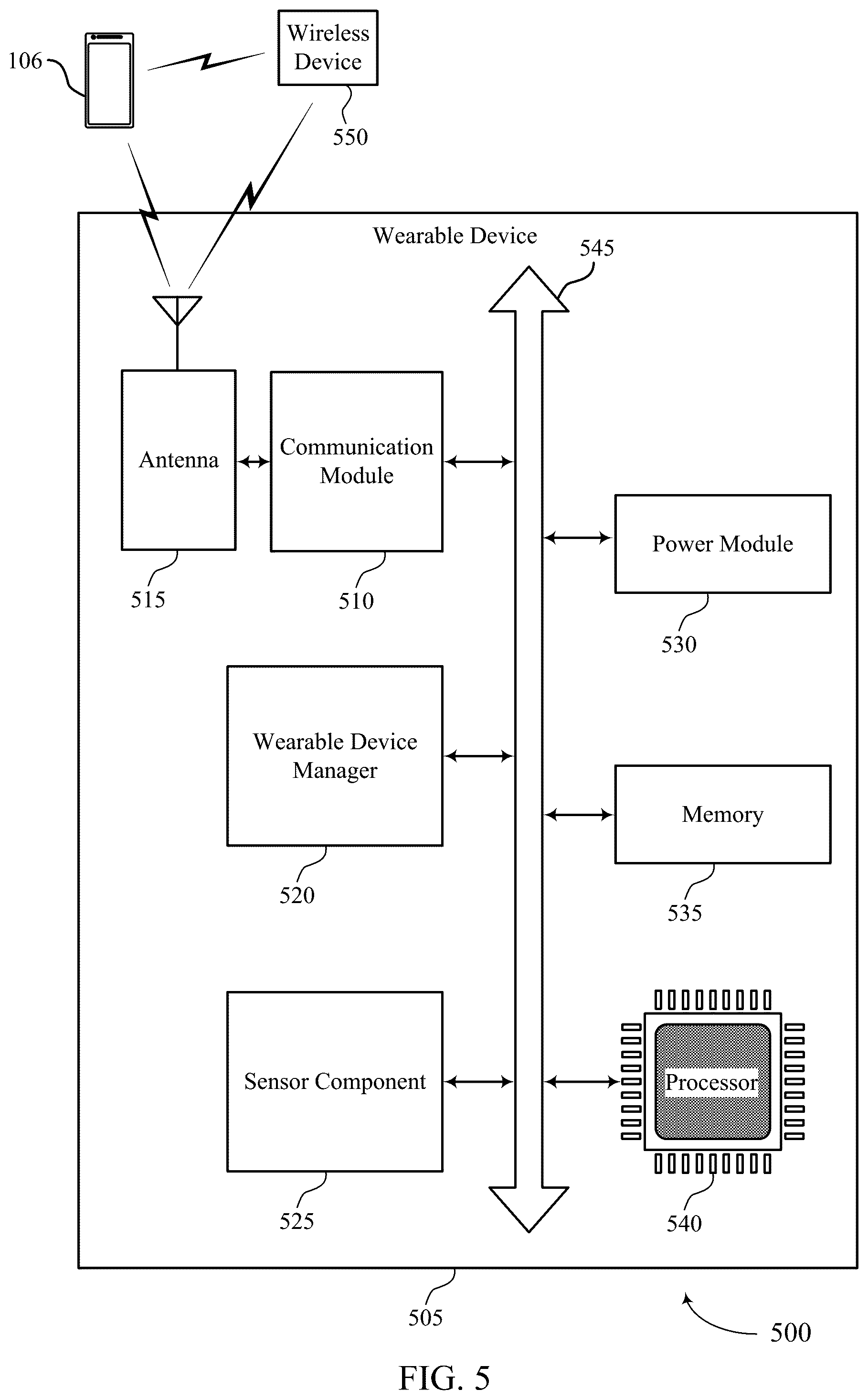 Patent US12309944 Figure 5 – Expandable wearable device