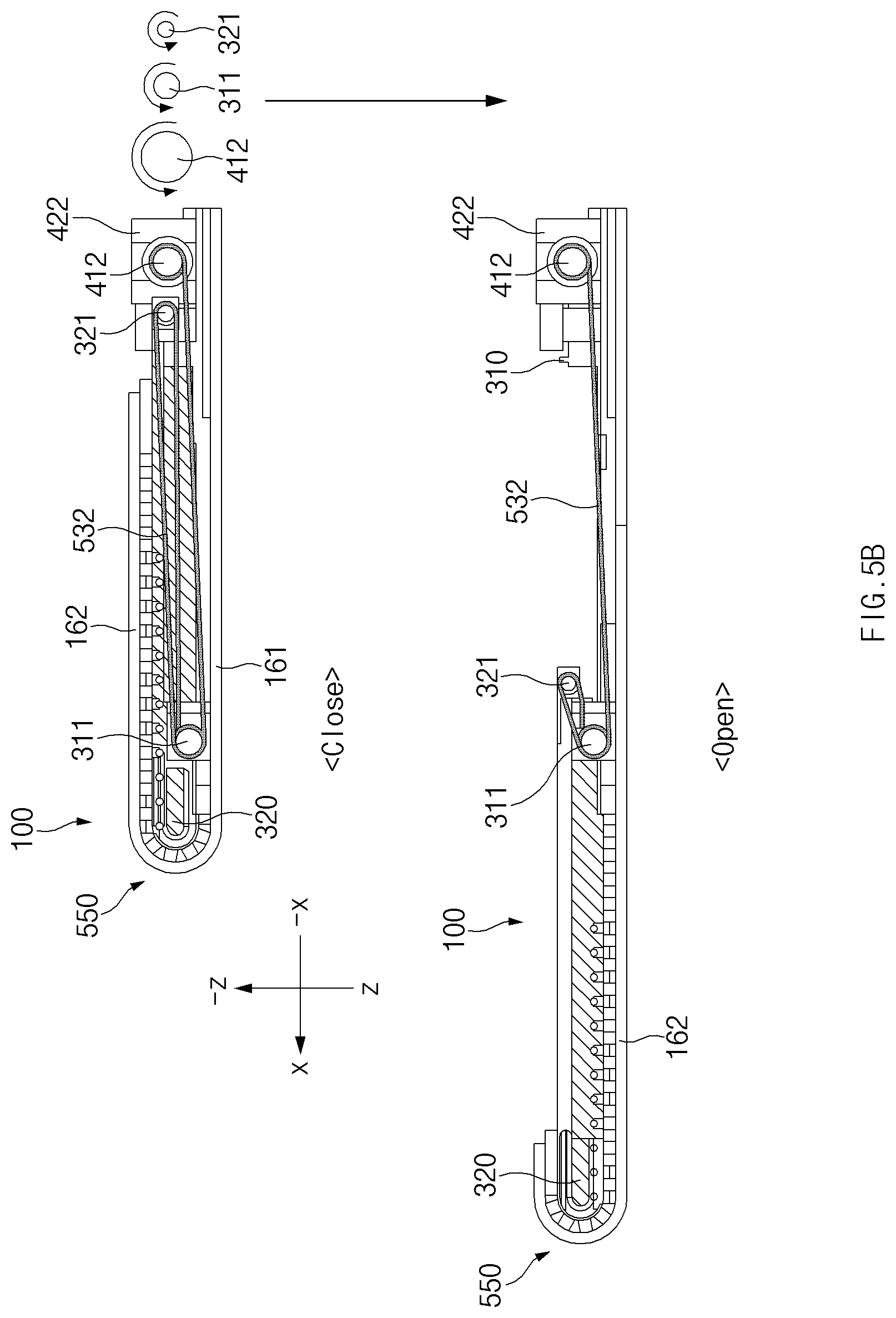 Patent US12309946 Figure 9 – Display support structure and rollable electronic device having the same