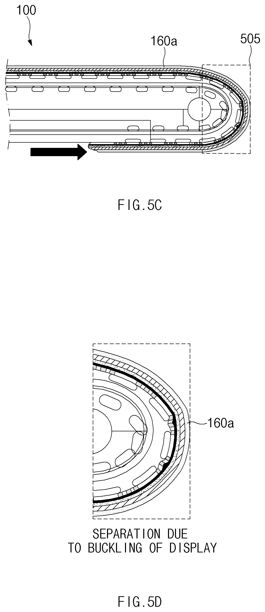 Patent US12309946 Figure 10 – Display support structure and rollable electronic device having the same