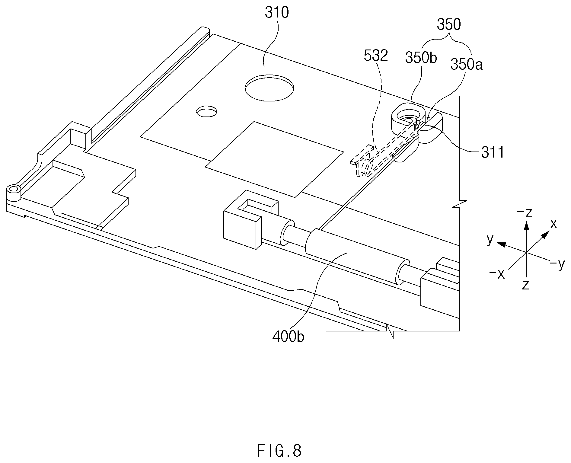 Patent US12309946 Figure 13 – Display support structure and rollable electronic device having the same