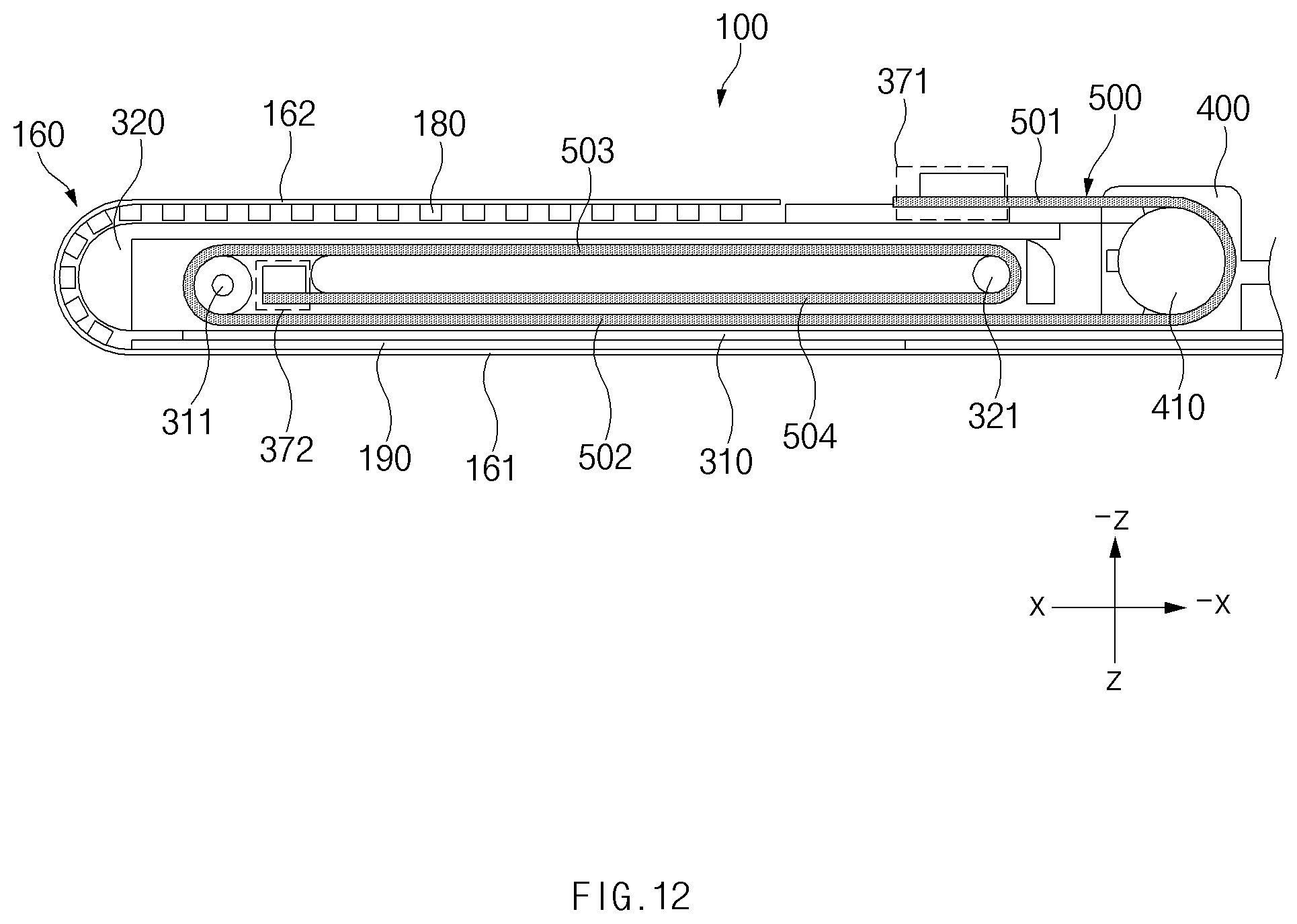 Patent US12309946 Figure 17 – Display support structure and rollable electronic device having the same