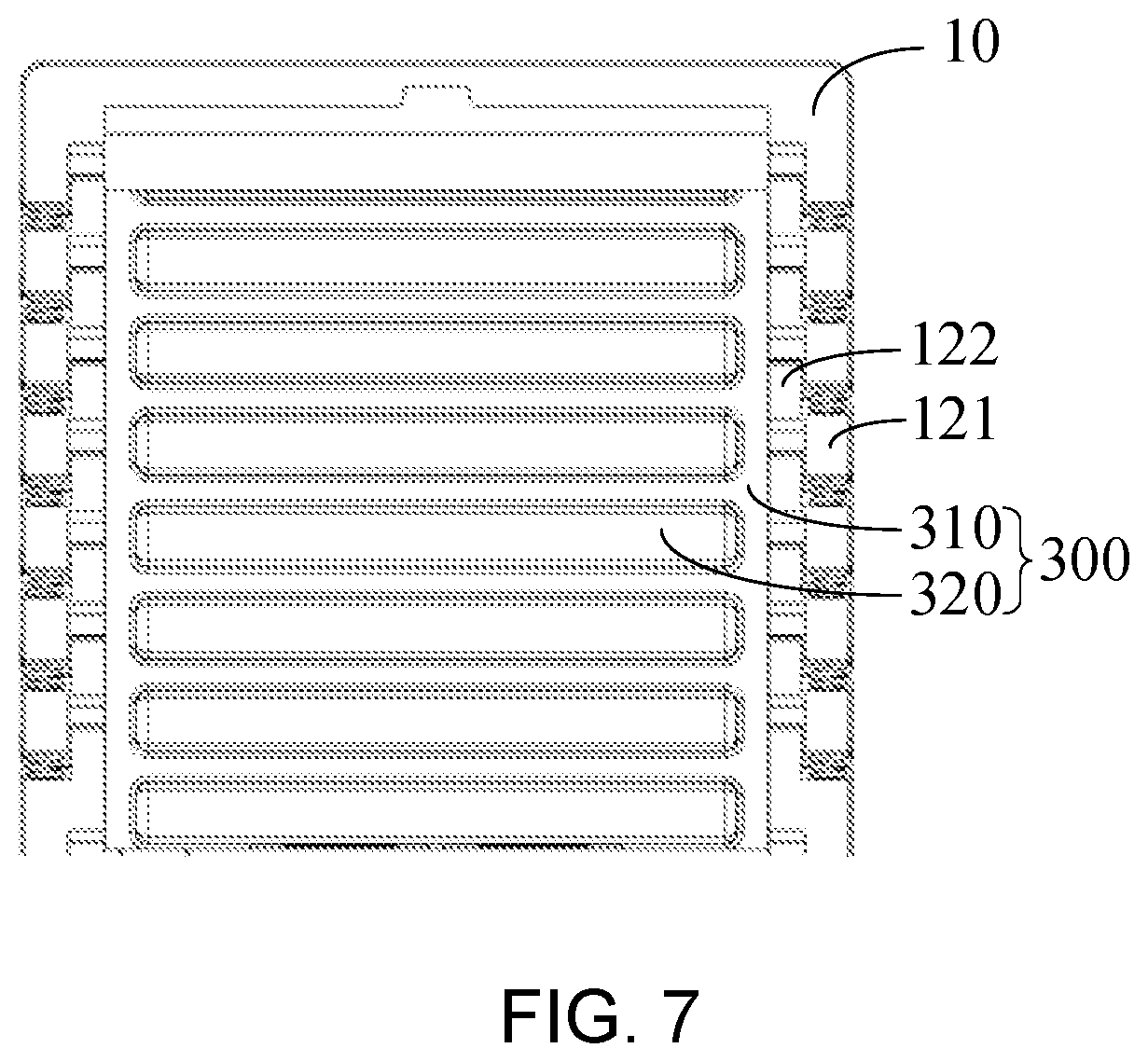 Patent US12309947 Figure 5 – Support structure for flexible display module, and flexible display device