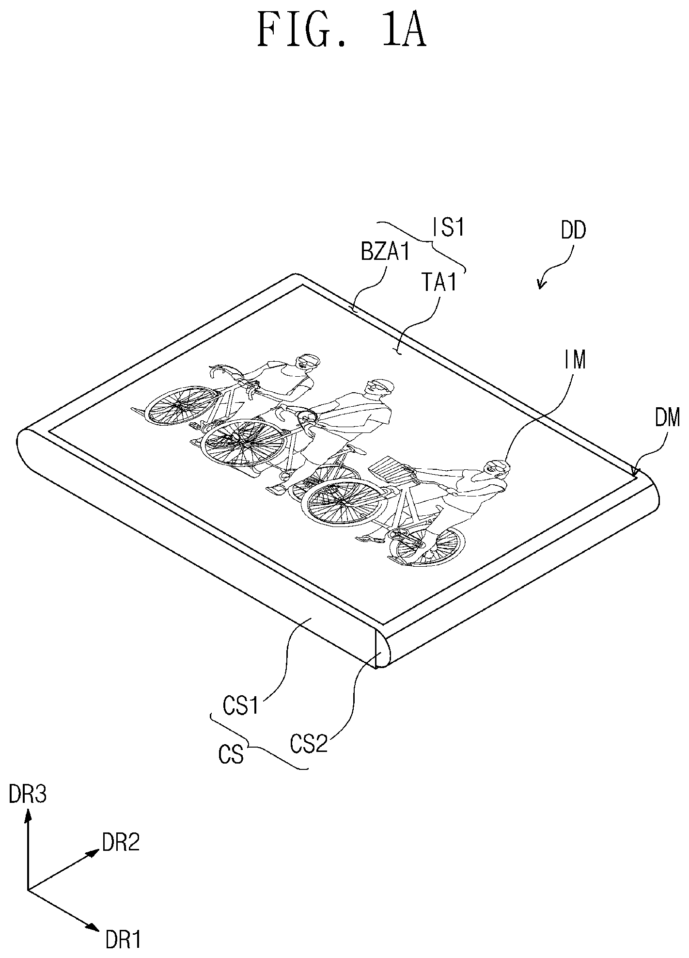 Patent US12309949 Figure 1 – Display device