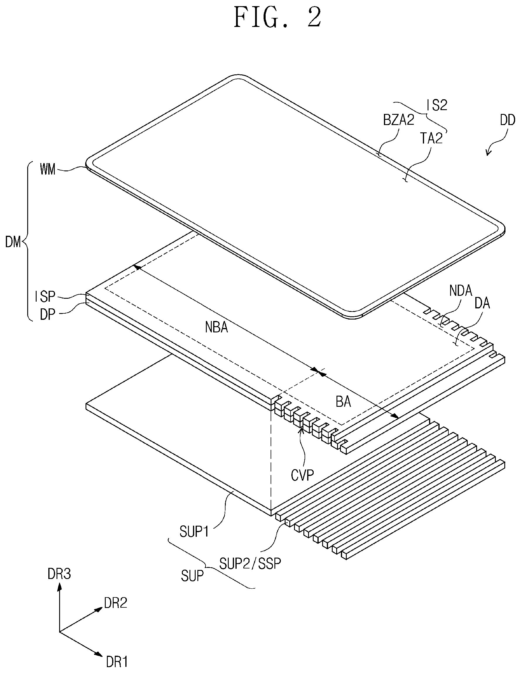 Patent US12309949 Figure 3 – Display device