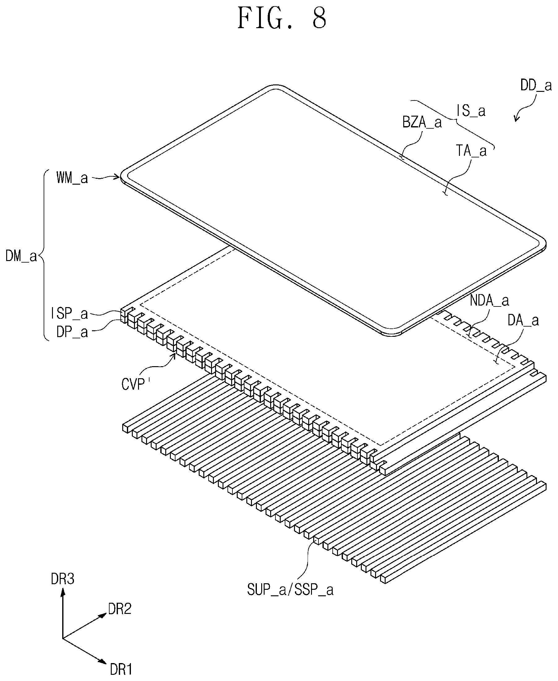 Patent US12309949 Figure 10 – Display device
