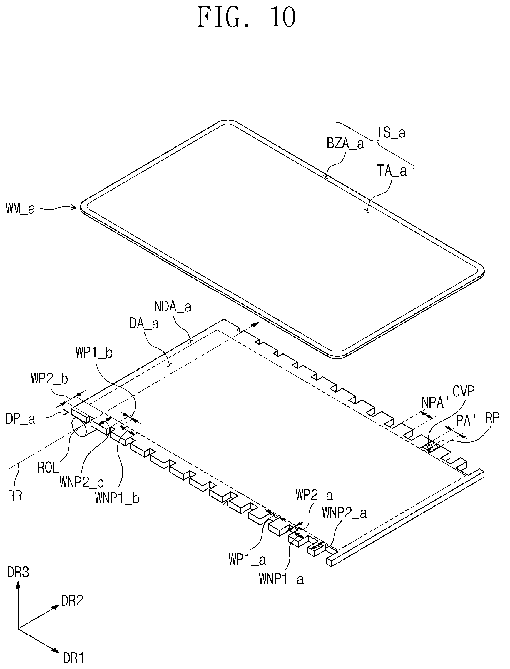 Patent US12309949 Figure 12 – Display device