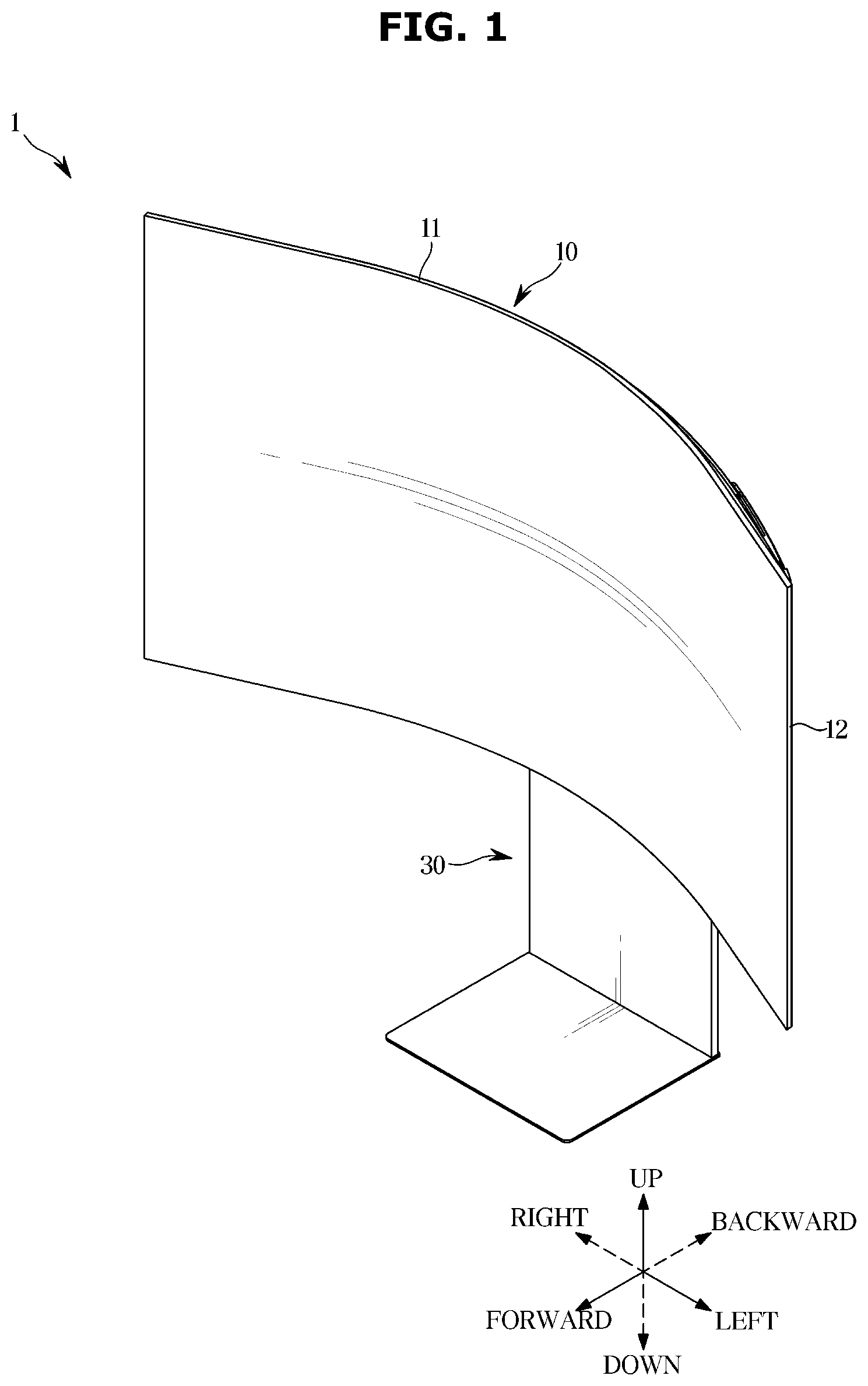 Patent US12309951 Figure 1 – Display apparatus