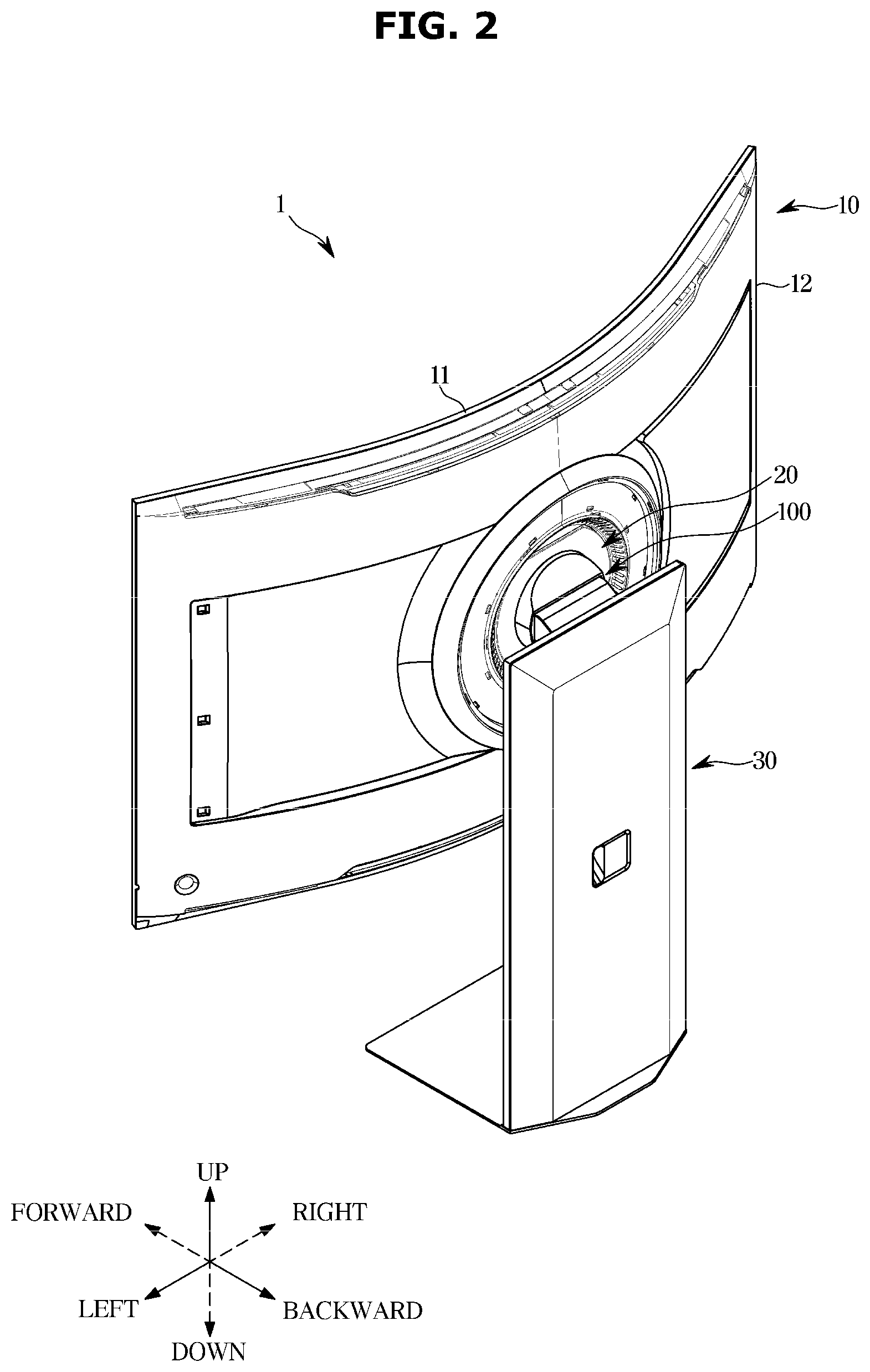 Patent US12309951 Figure 2 – Display apparatus
