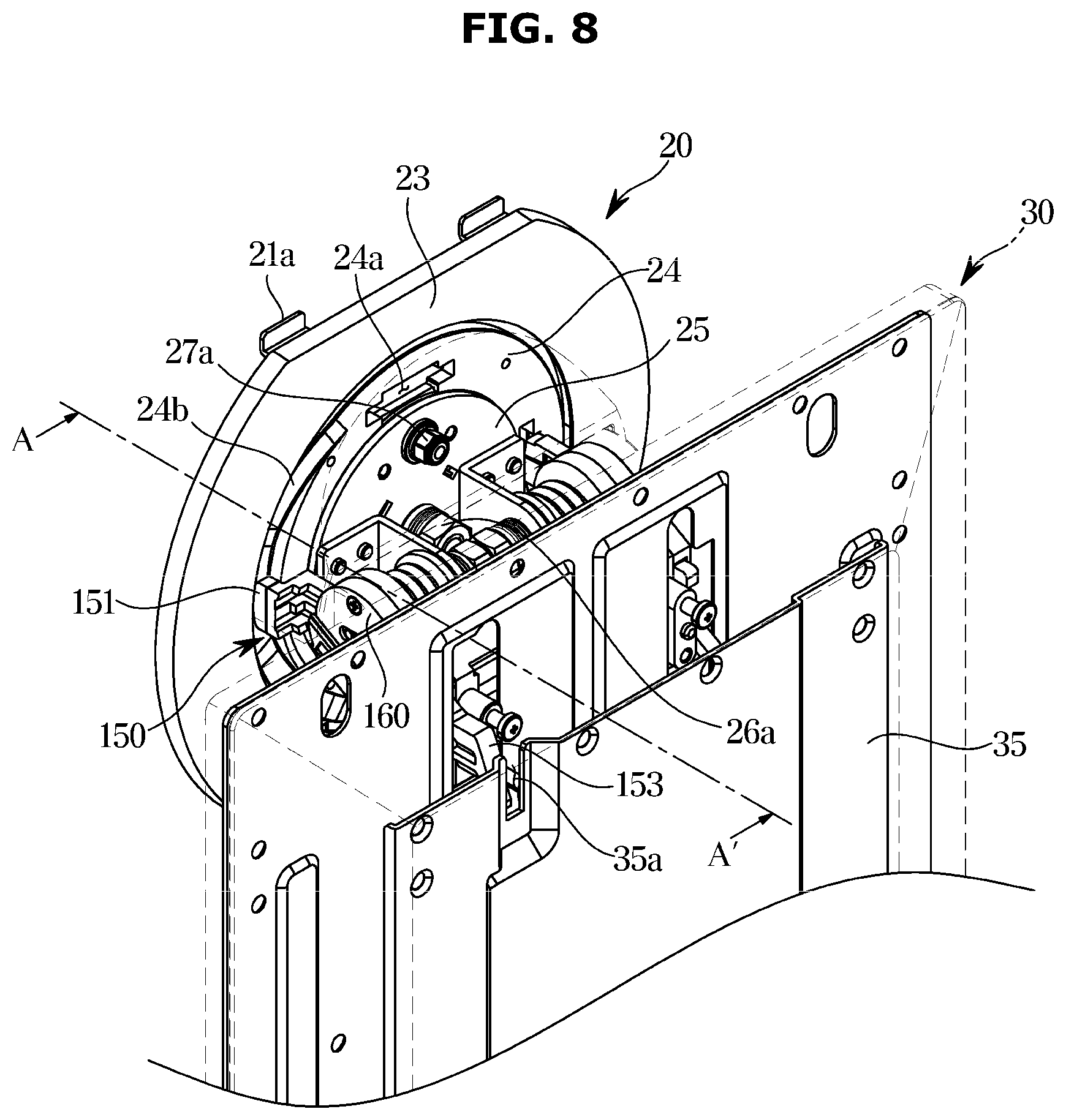 Patent US12309951 Figure 8 – Display apparatus