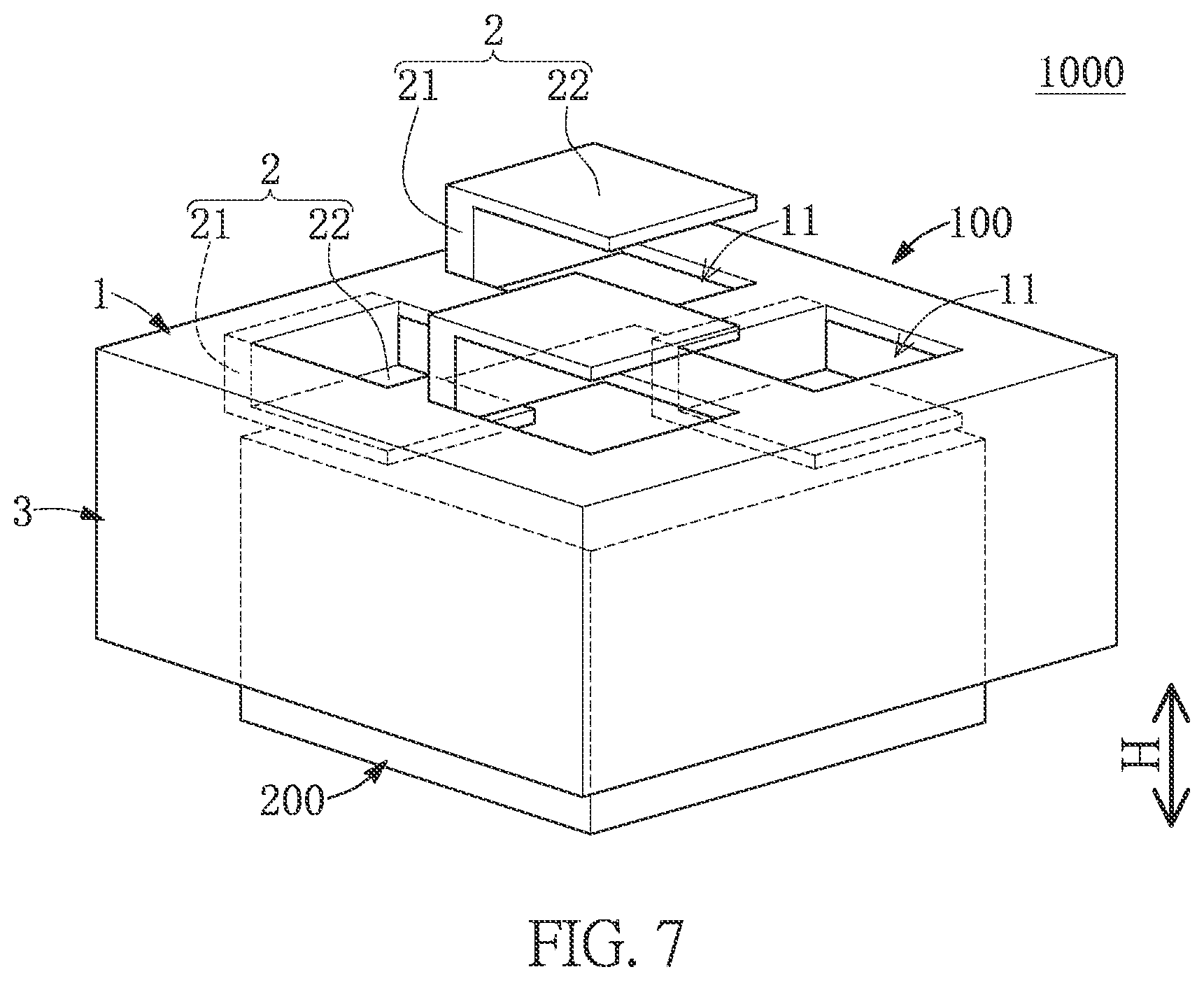 Patent US12309953 Figure 7 – Outdoor electronic apparatus and sunshade thereof