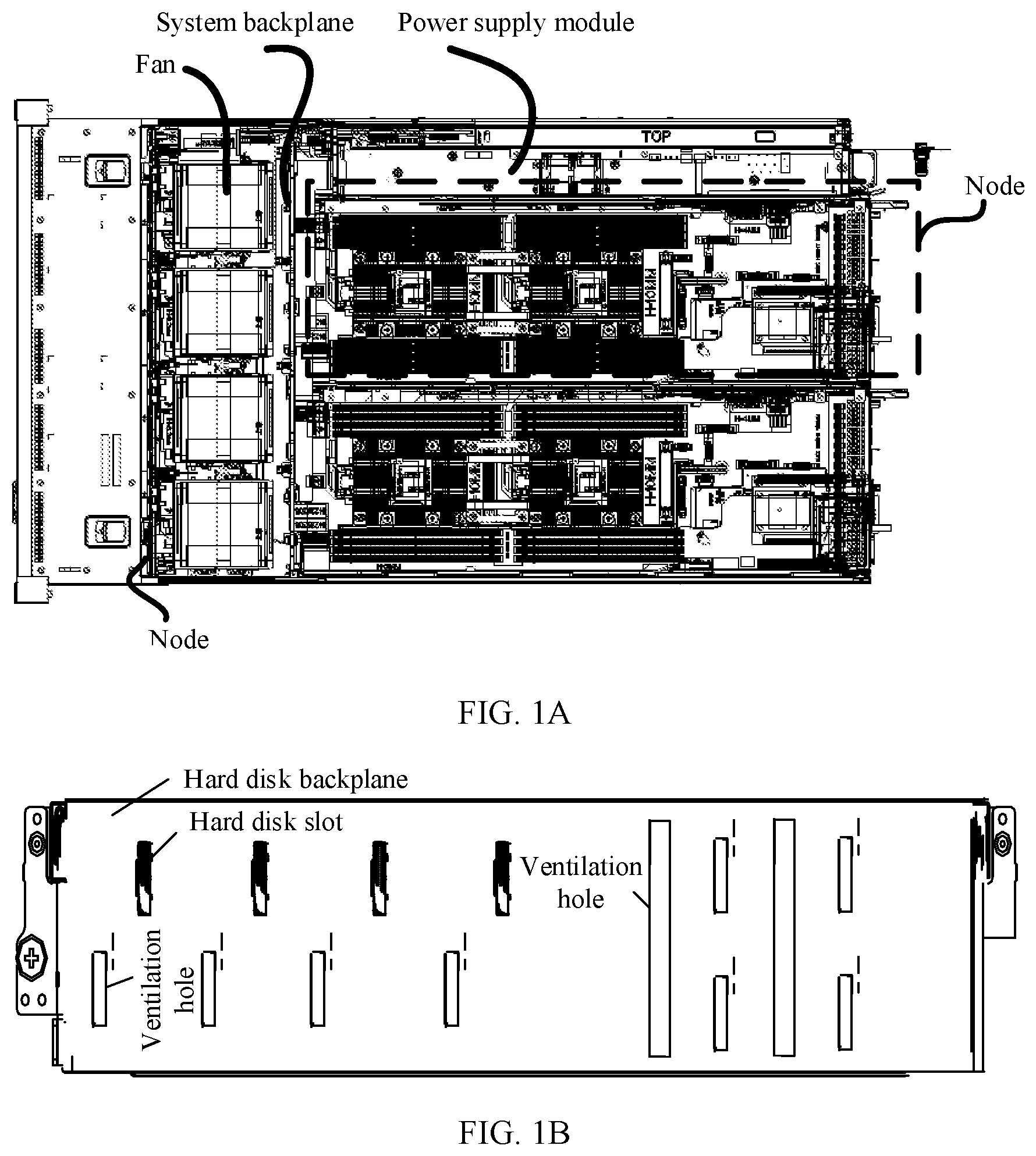 Patent US12309957 Figure 1 – Multi-node server, cabinet server, and blade server
