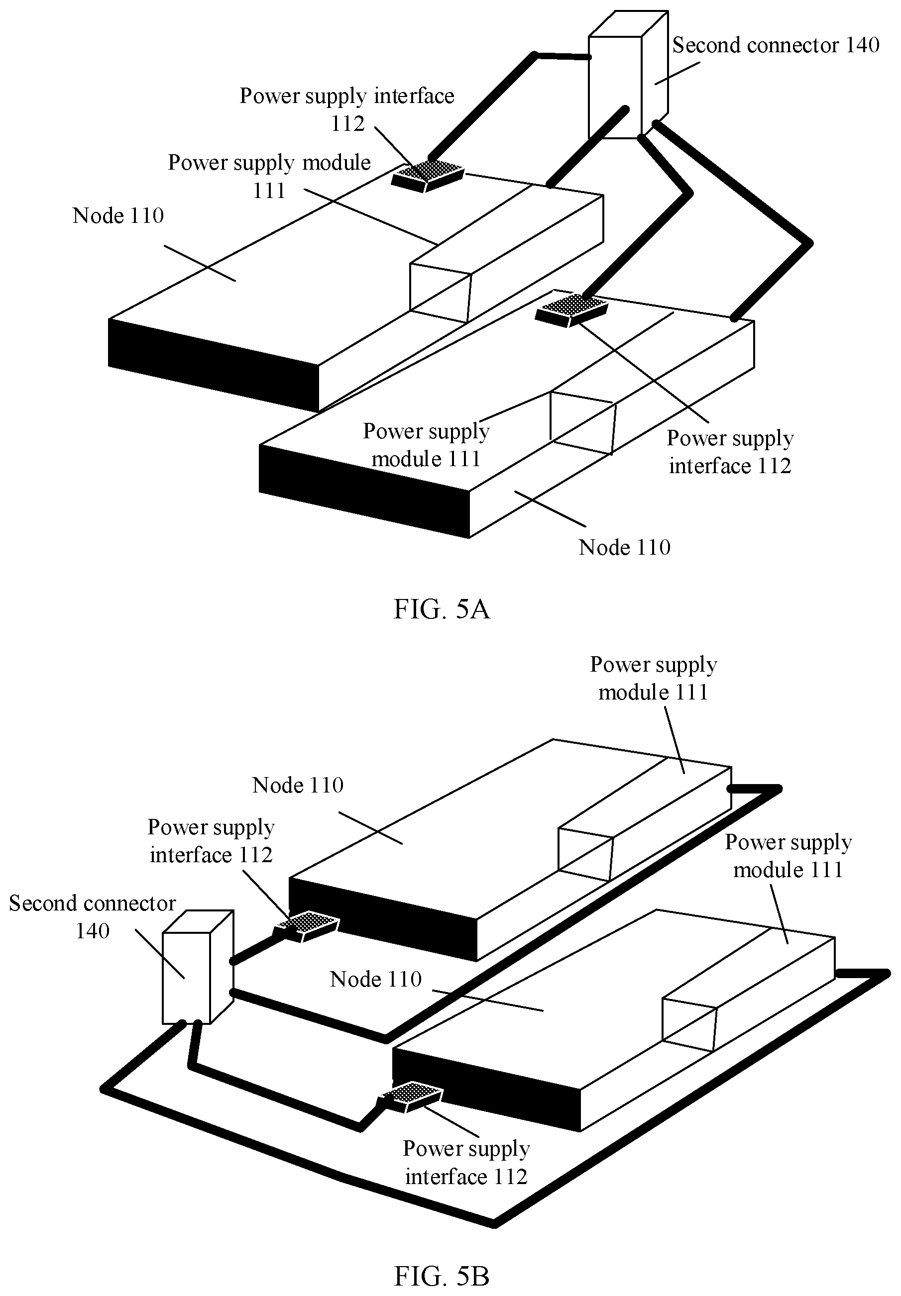 Patent US12309957 Figure 5 – Multi-node server, cabinet server, and blade server