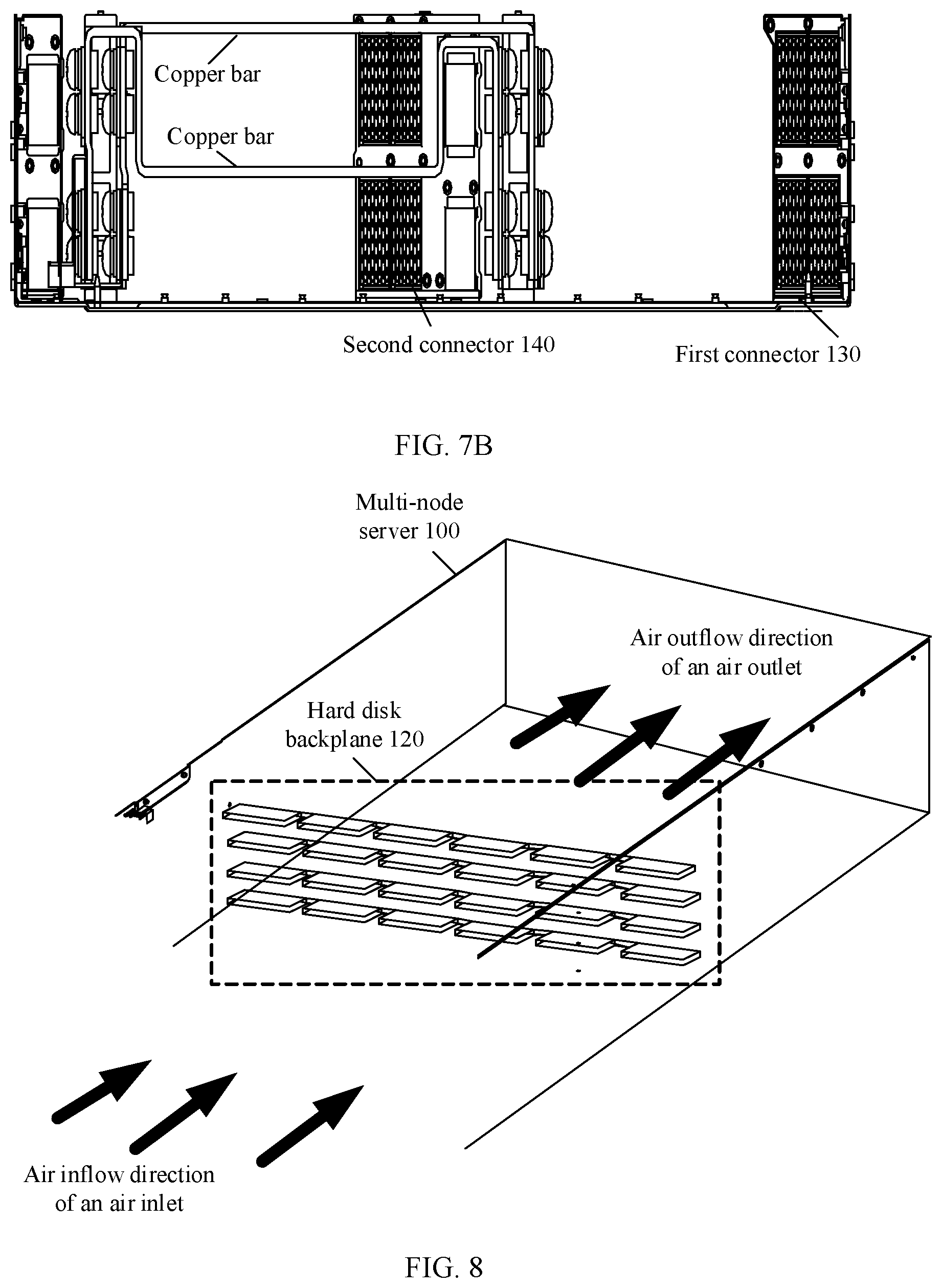 Patent US12309957 Figure 7 – Multi-node server, cabinet server, and blade server