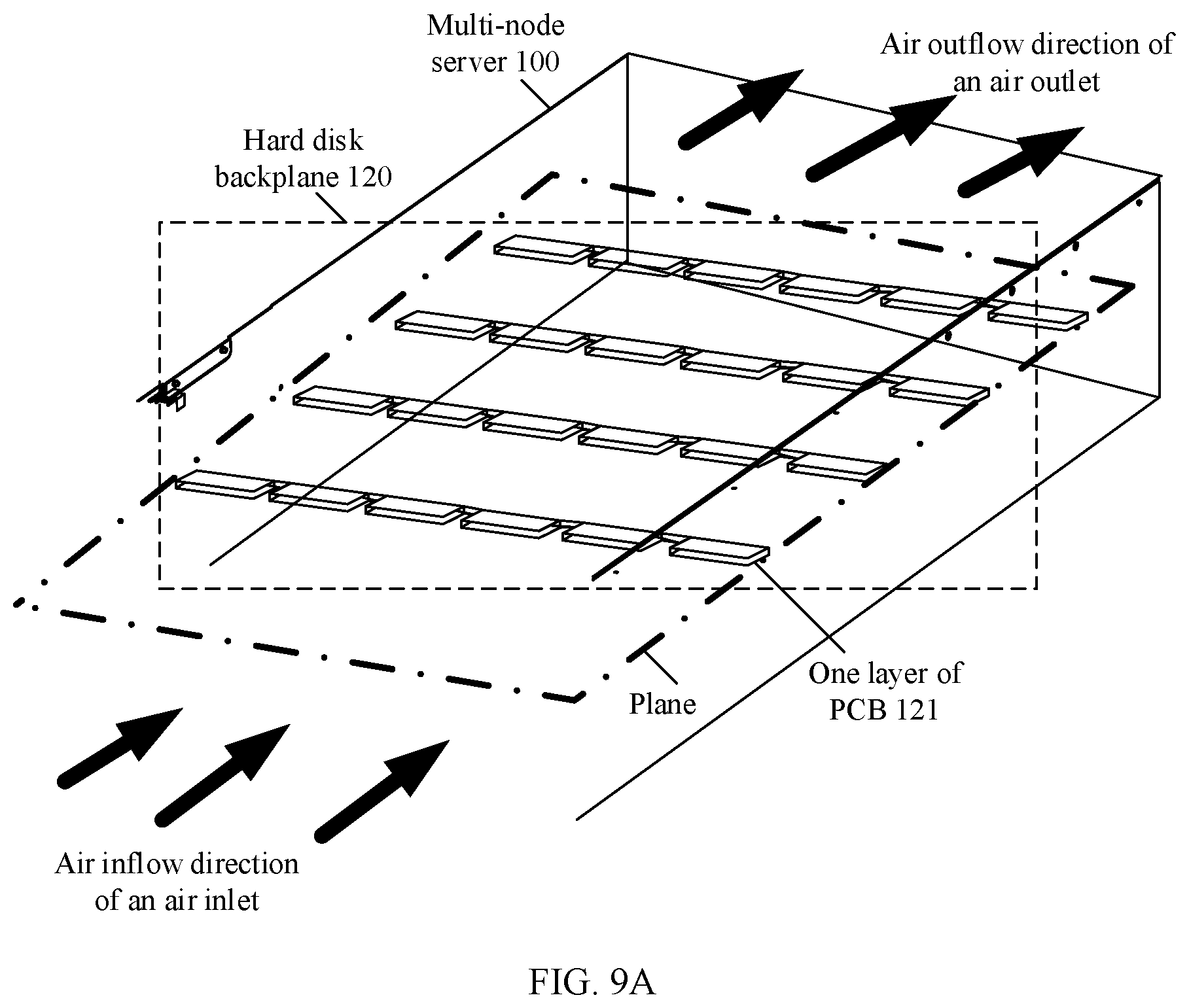 Patent US12309957 Figure 8 – Multi-node server, cabinet server, and blade server