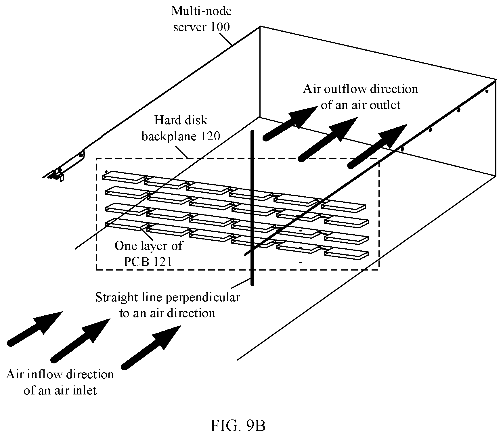 Patent US12309957 Figure 9 – Multi-node server, cabinet server, and blade server