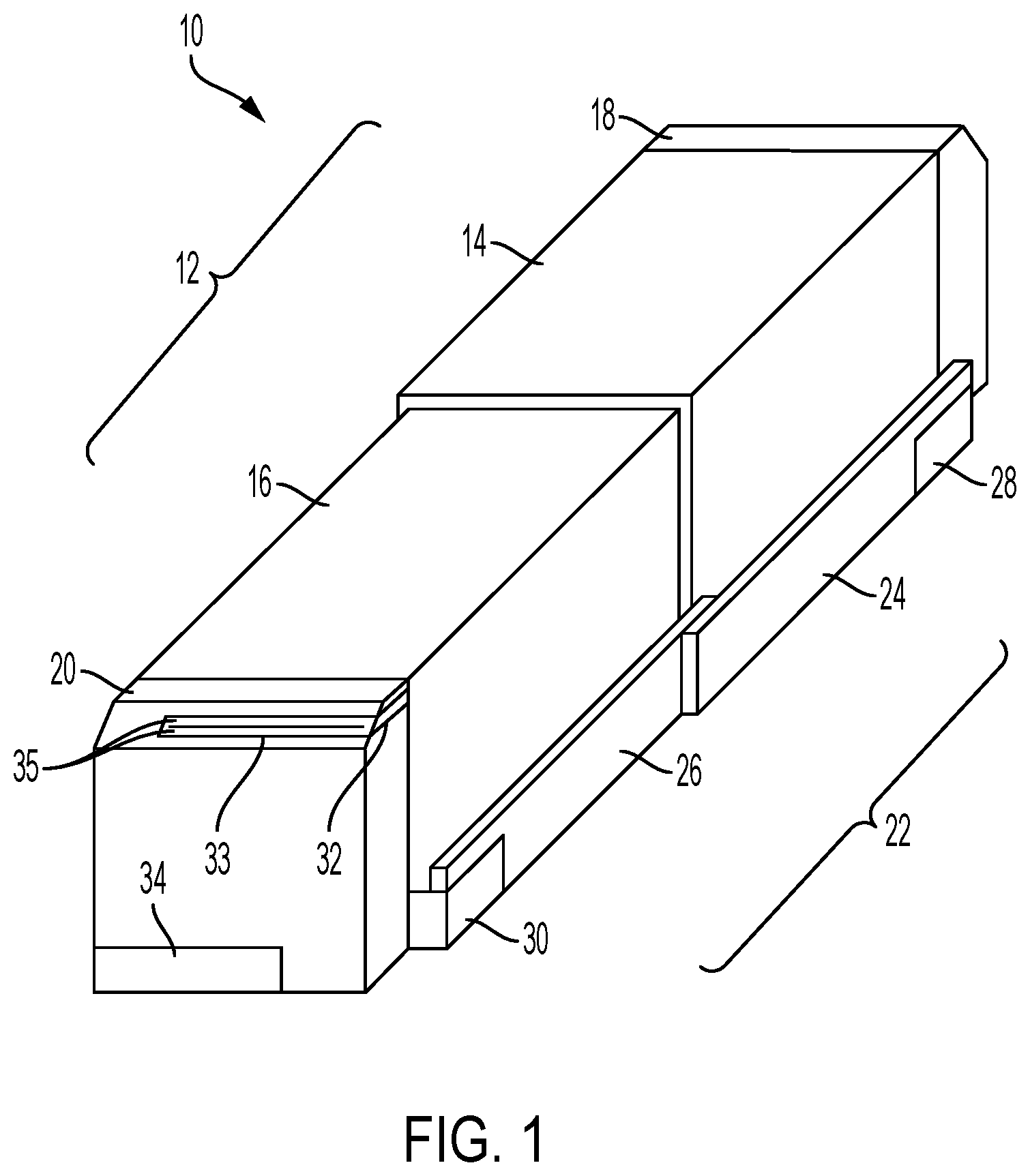 Patent US12309959 Figure 1 – Secured, sub-rack network rack building block
