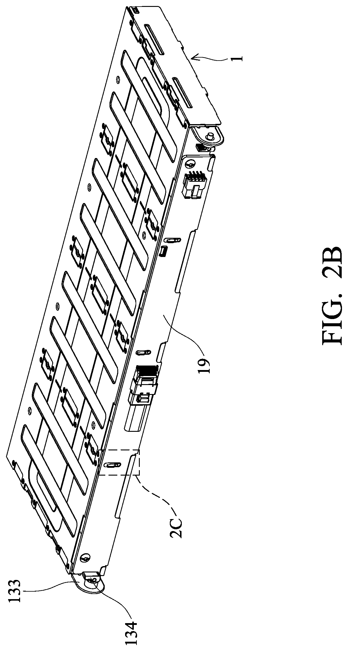 Patent US12309960 Figure 4 – Electronic device and bracket thereof