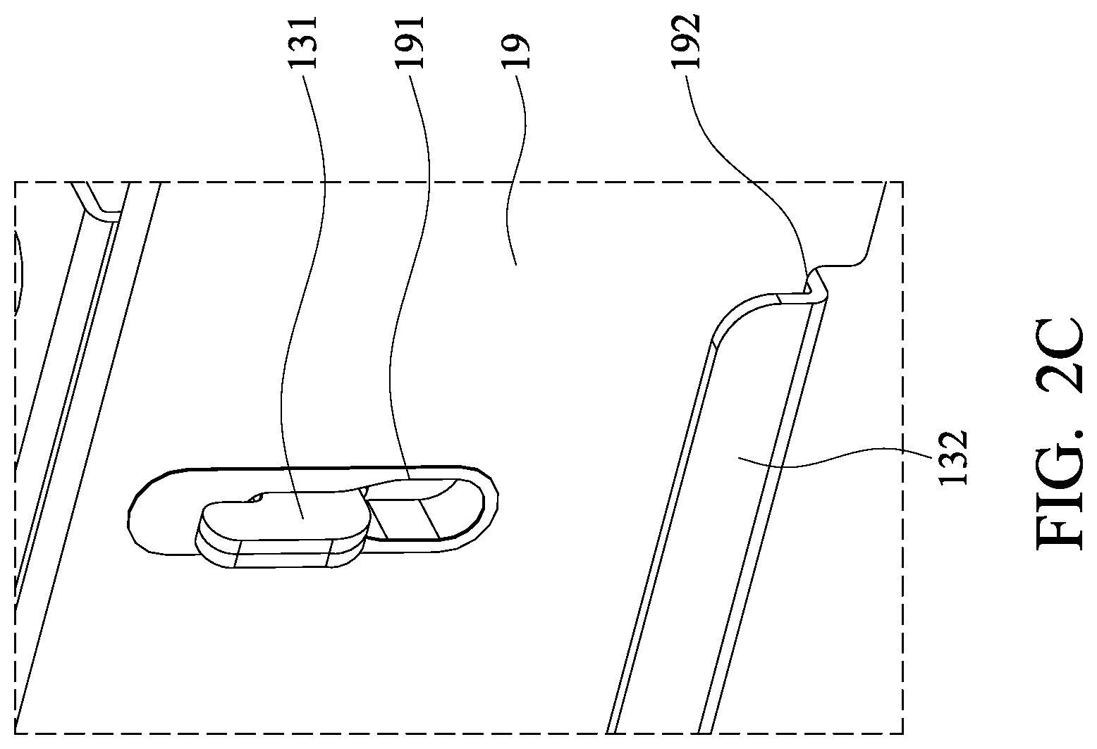 Patent US12309960 Figure 5 – Electronic device and bracket thereof