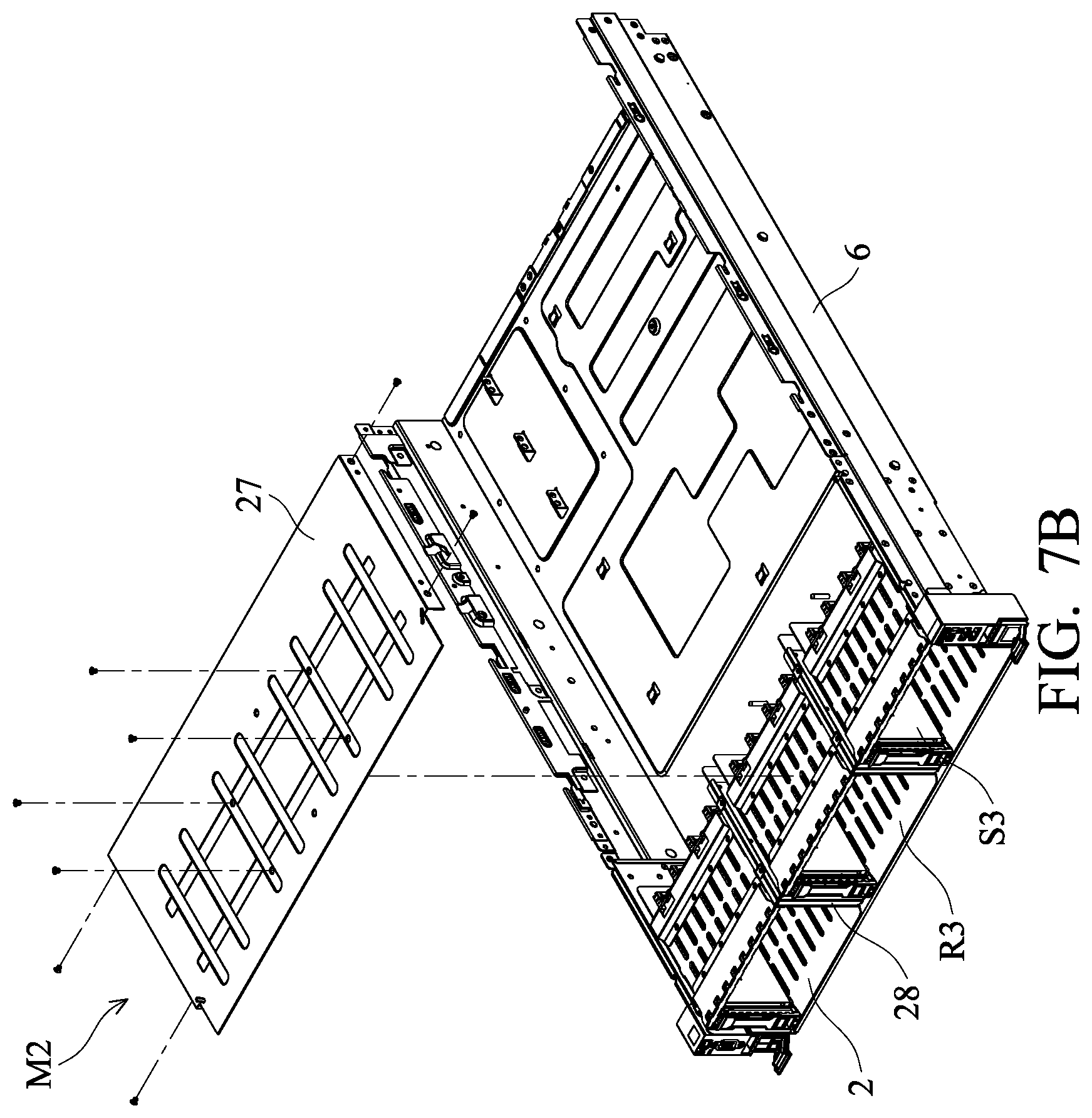 Patent US12309960 Figure 17 – Electronic device and bracket thereof