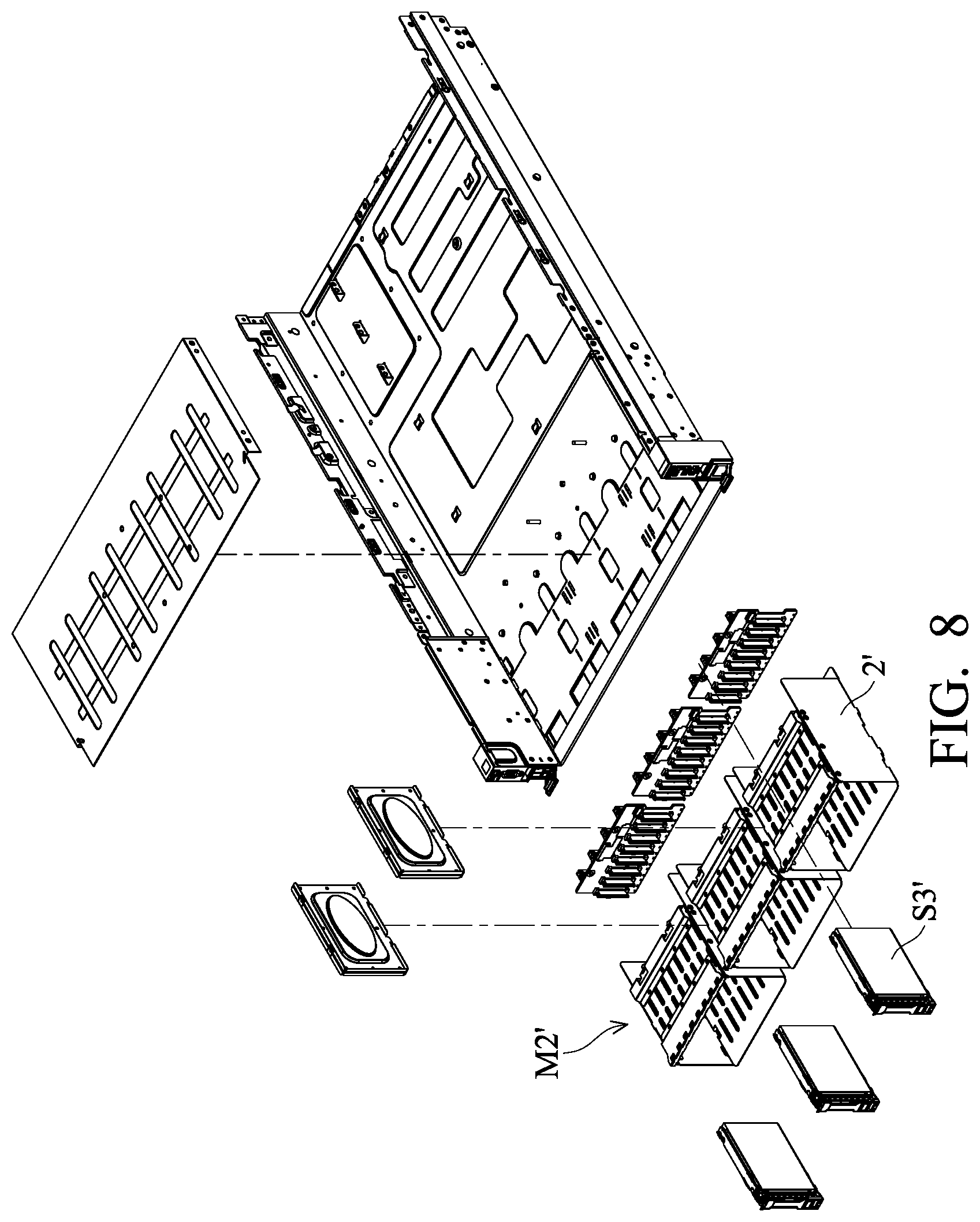 Patent US12309960 Figure 18 – Electronic device and bracket thereof