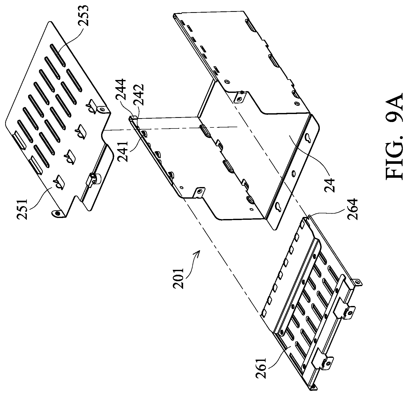 Patent US12309960 Figure 19 – Electronic device and bracket thereof