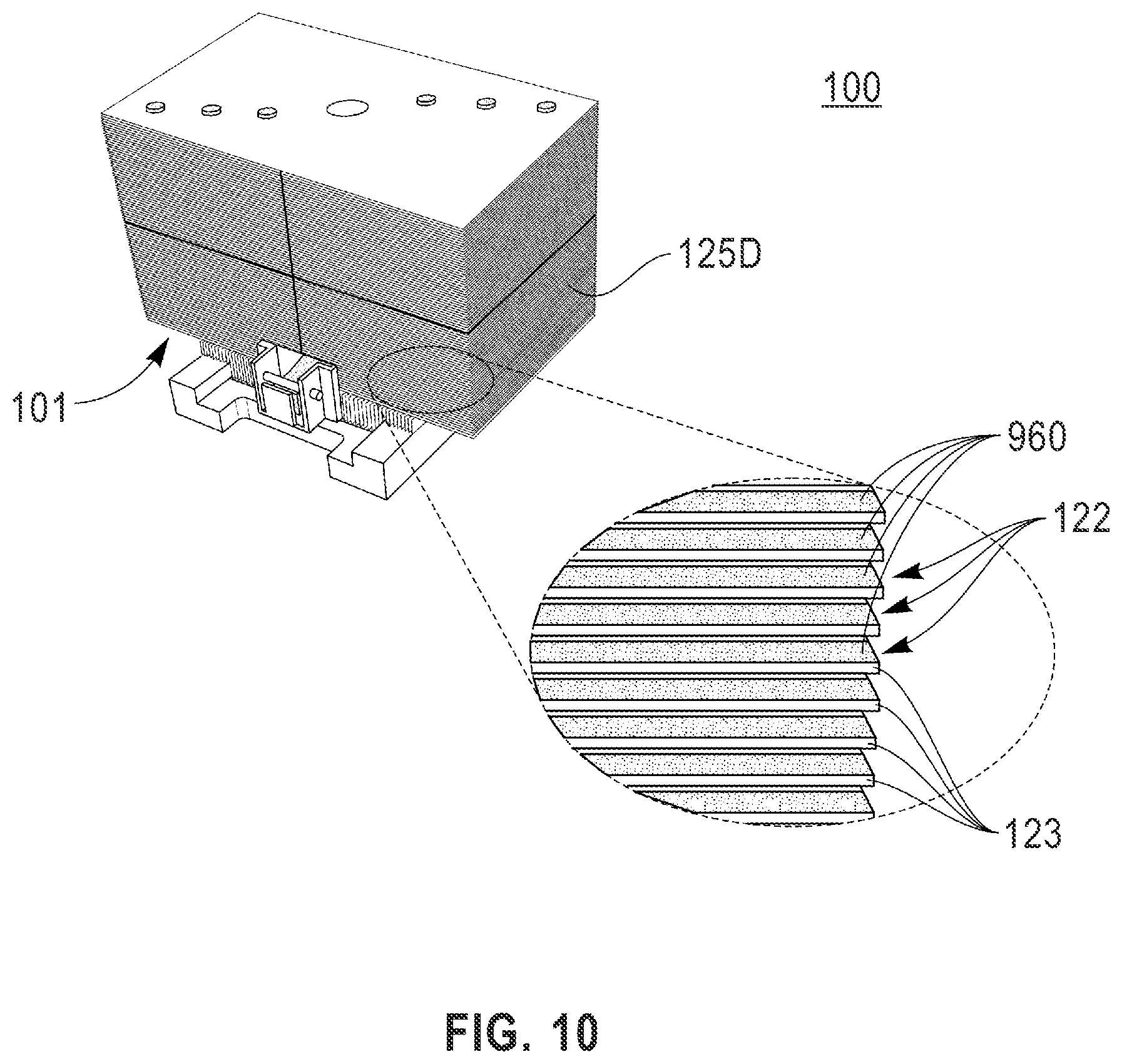 Patent US12309962 Figure 11 – Configurable multi-chip module heatsink for selective dissipation of heat