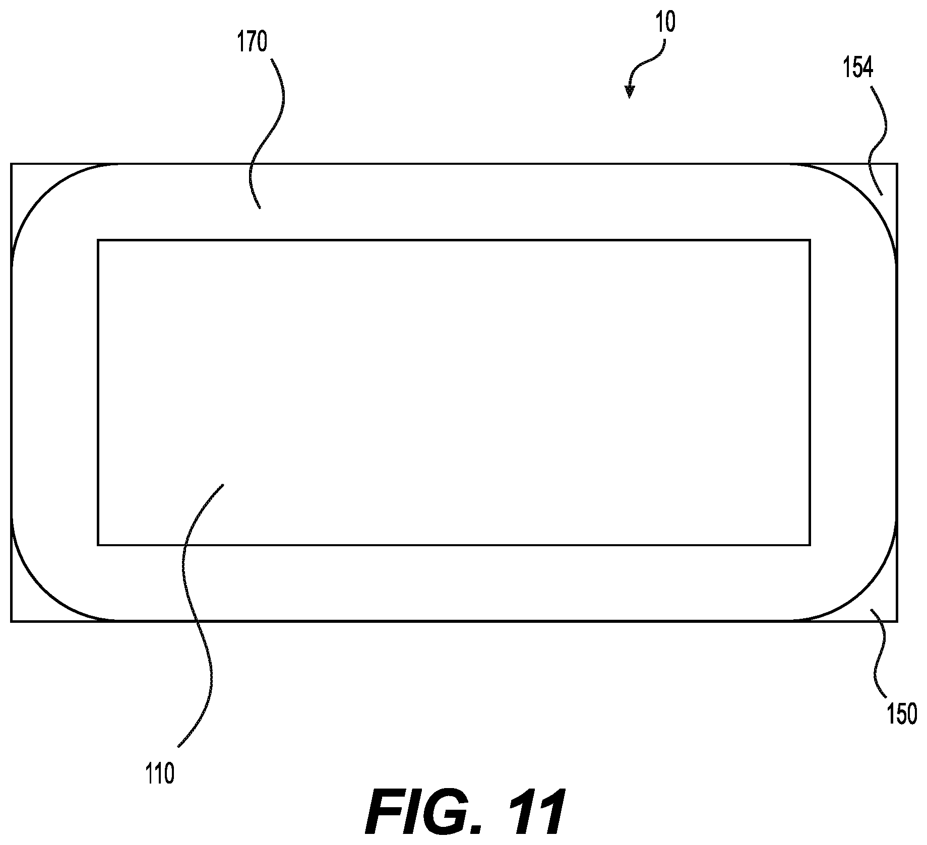 Patent US12309965 Figure 11 – Liquid cooling device mounted on a heat generating electronic component