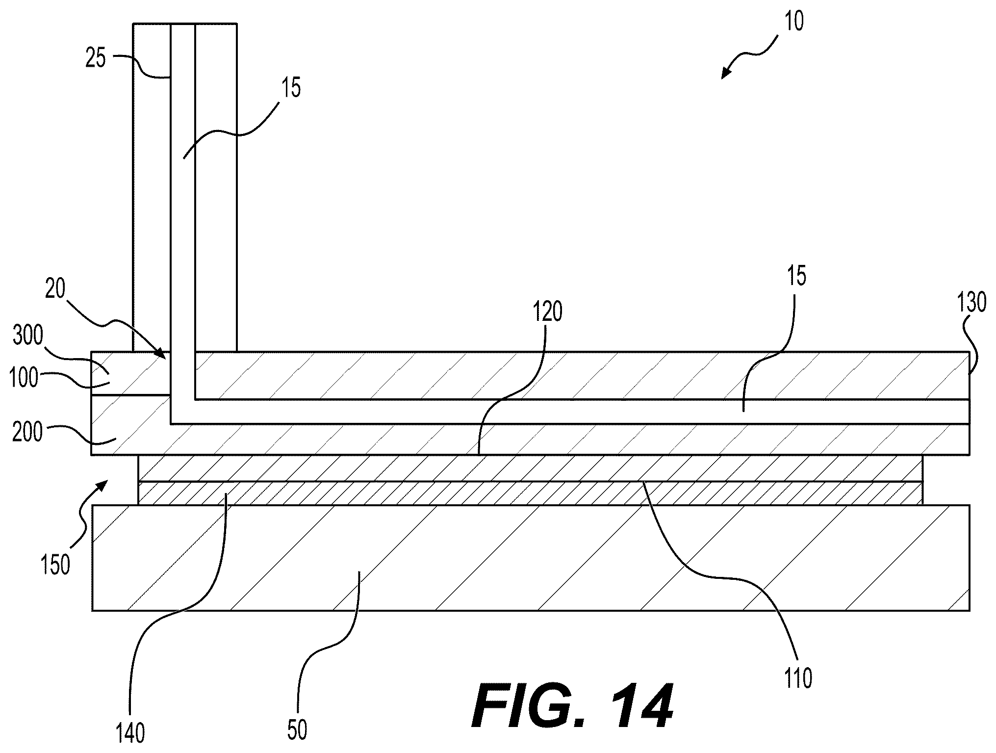 Patent US12309965 Figure 14 – Liquid cooling device mounted on a heat generating electronic component