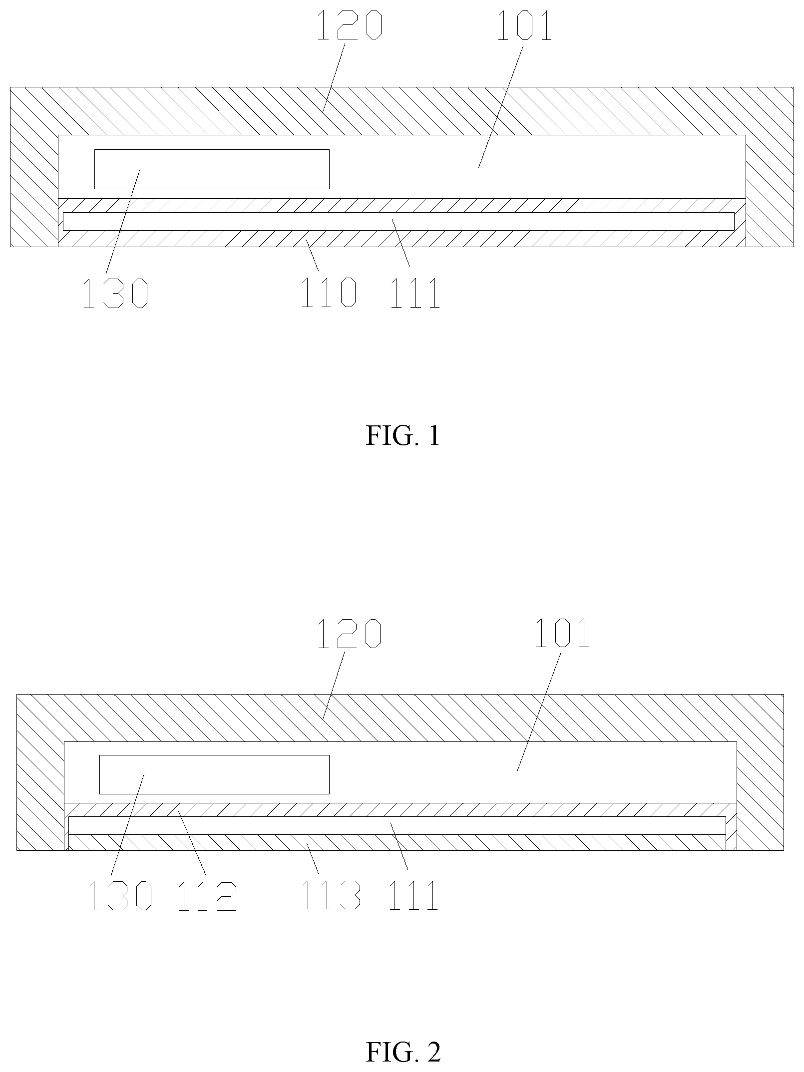 Patent US12309967 Figure 1 – Electronic device including accommodation cavity and flow channel in housing