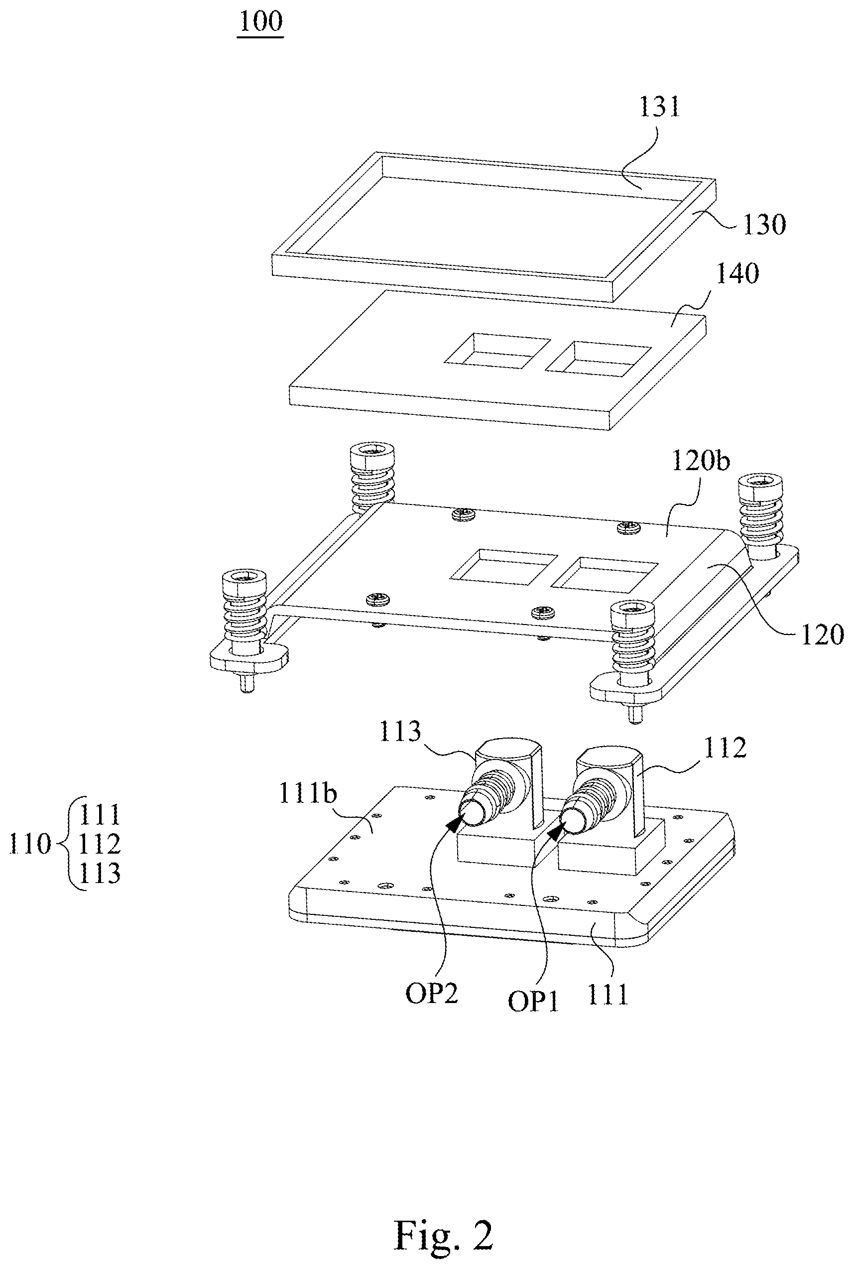 Patent US12309968 Figure 2 – Cold plate module