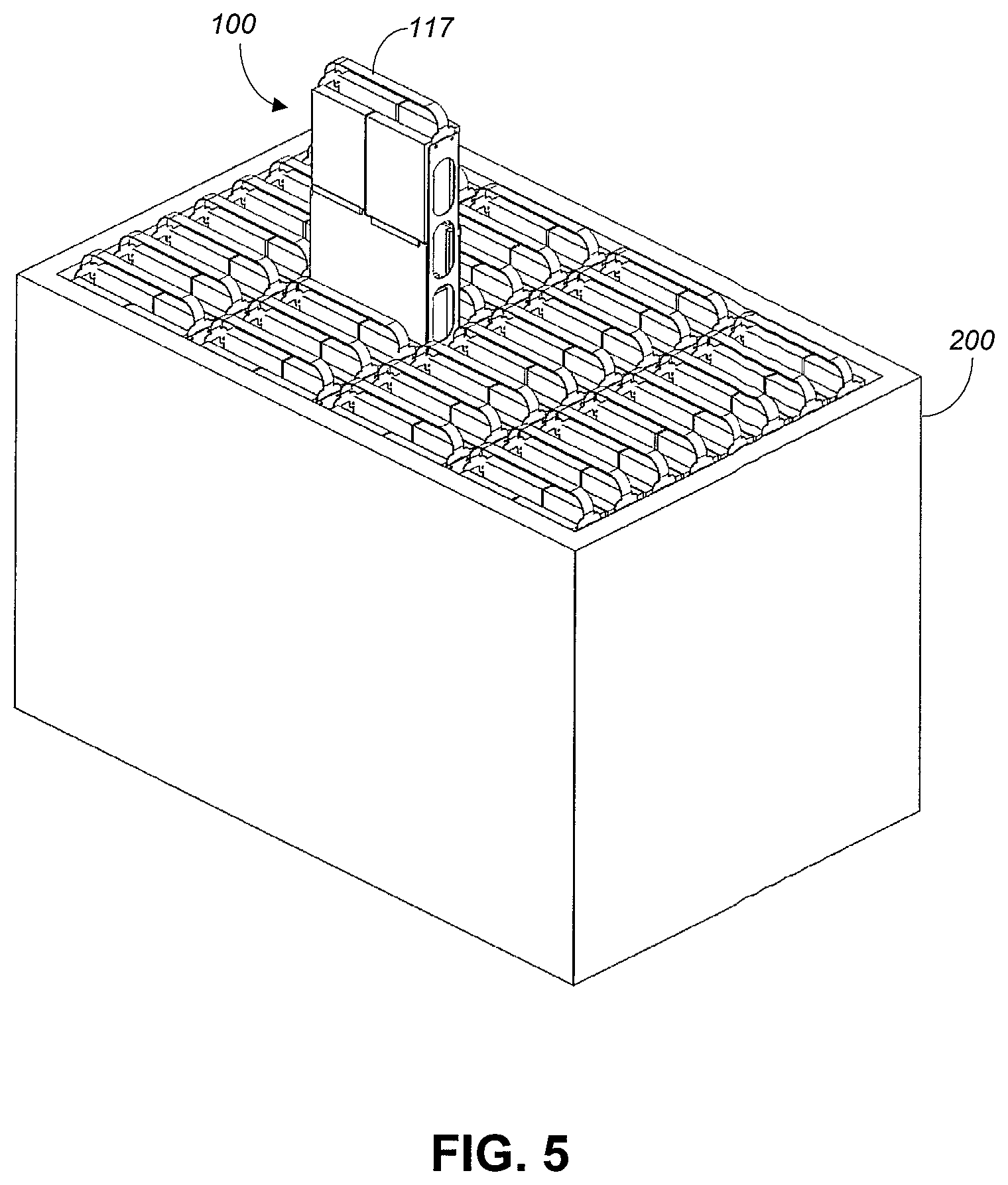 Patent US12309971 Figure 5 – Dual-stacked motherboards for fluid immersion cooling