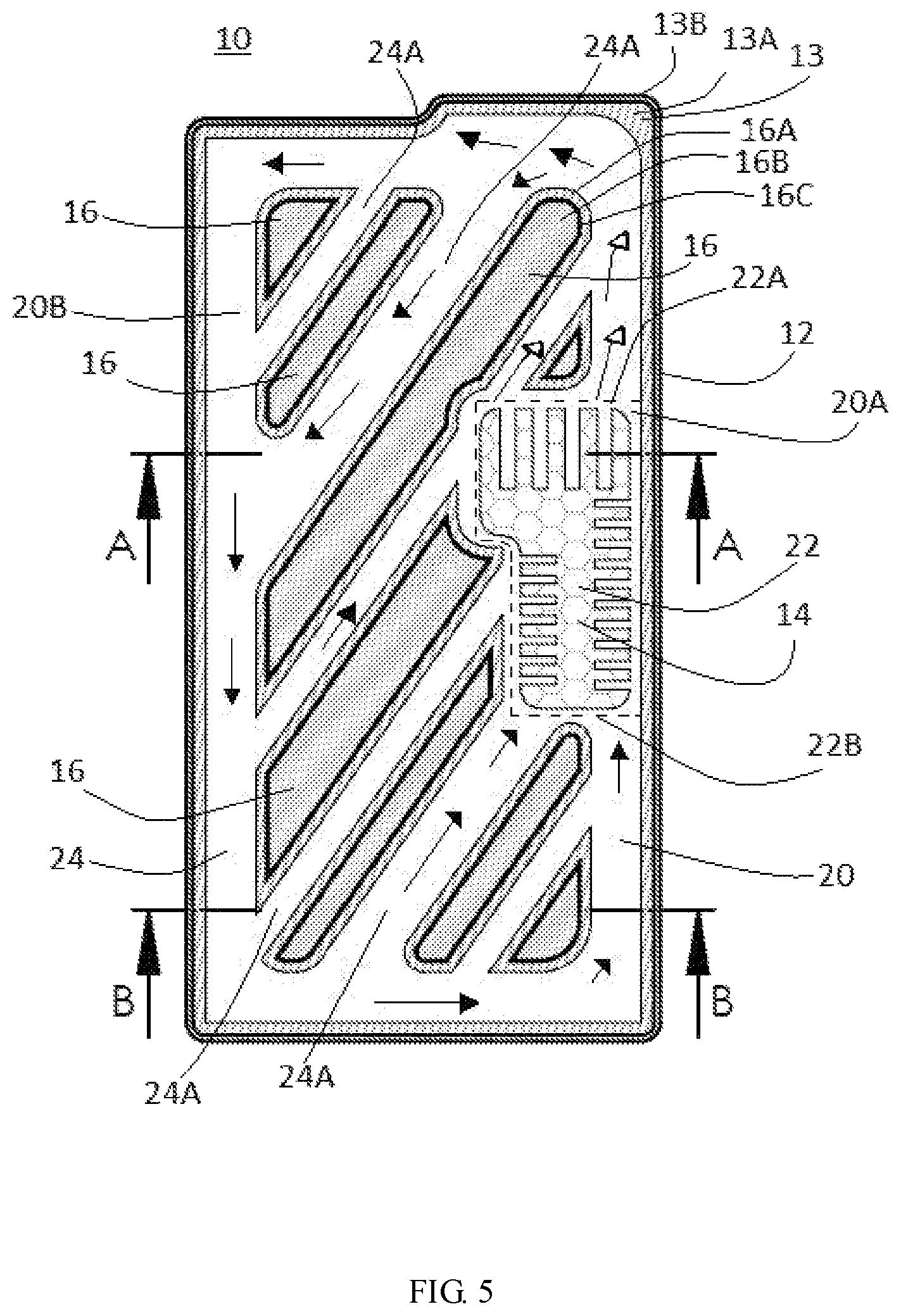Patent US12309973 Figure 4 – Heat dissipating plate, manufacturing method therefor and electronic device having the same