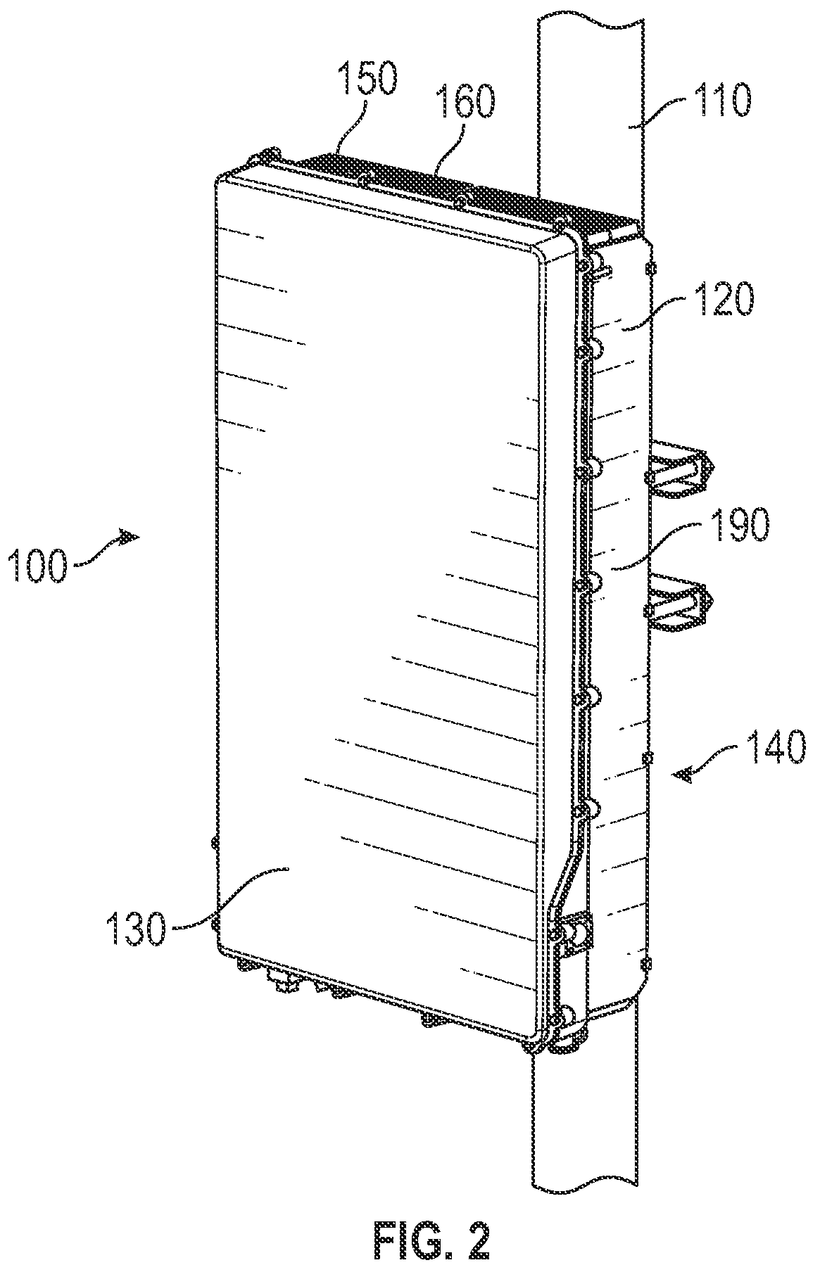 Patent US12309974 Figure 2 – Thermal management in an electronic device chassis