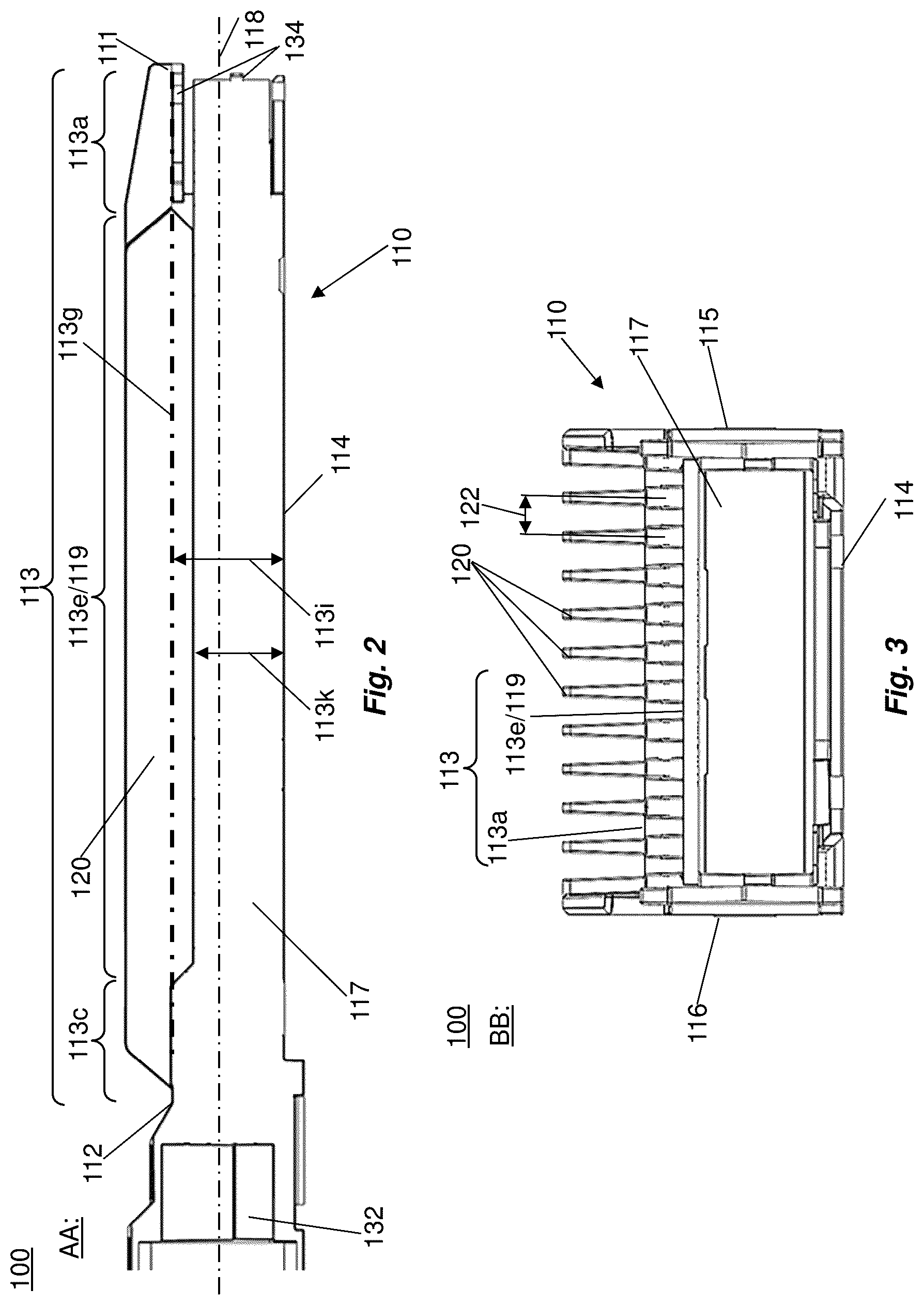 Patent US12309976 Figure 2 – Network interface device having heat dissipating members