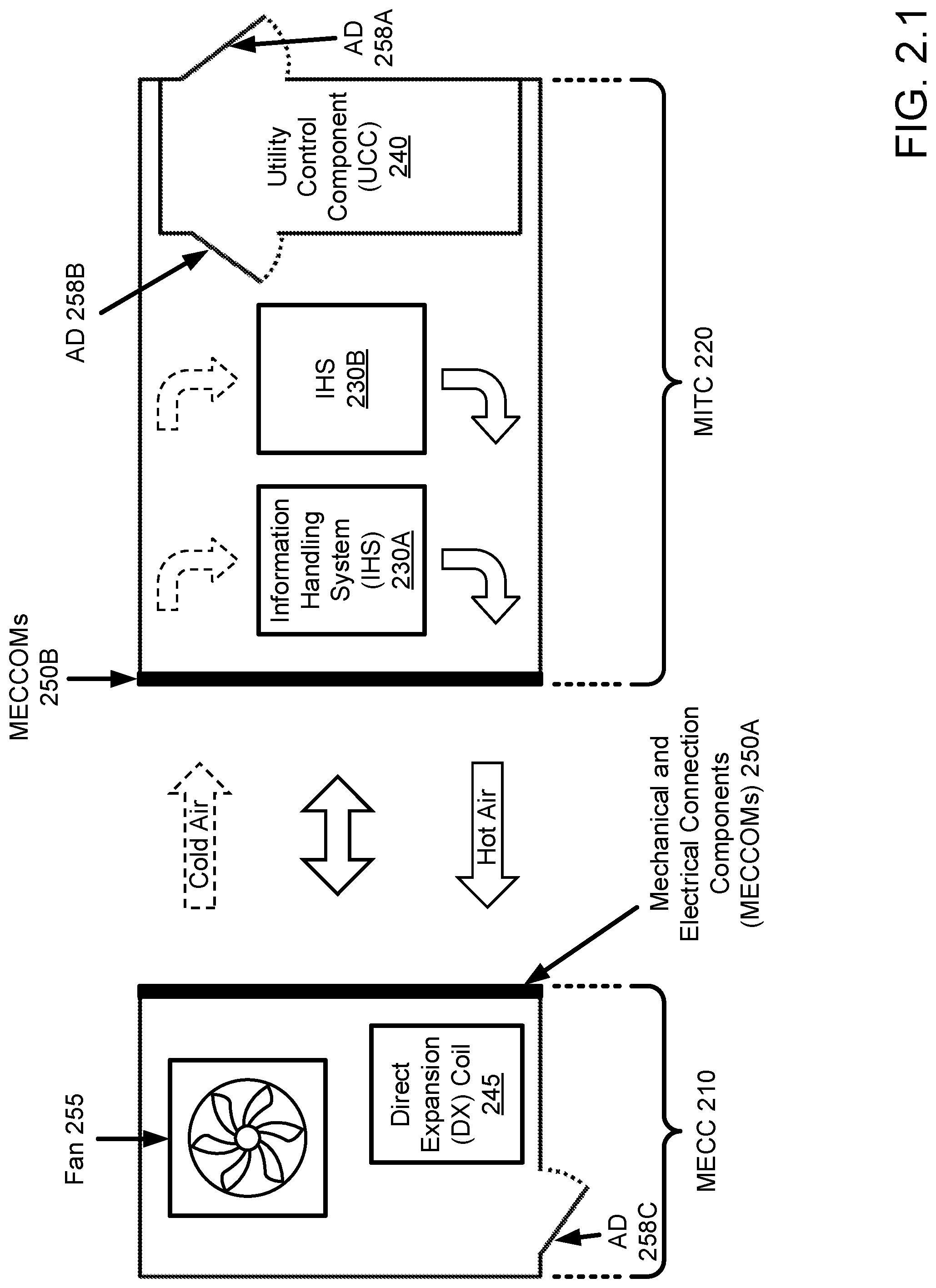 Patent US12309979 Figure 2 – Adjustable hinged mounting bracket for a computing device