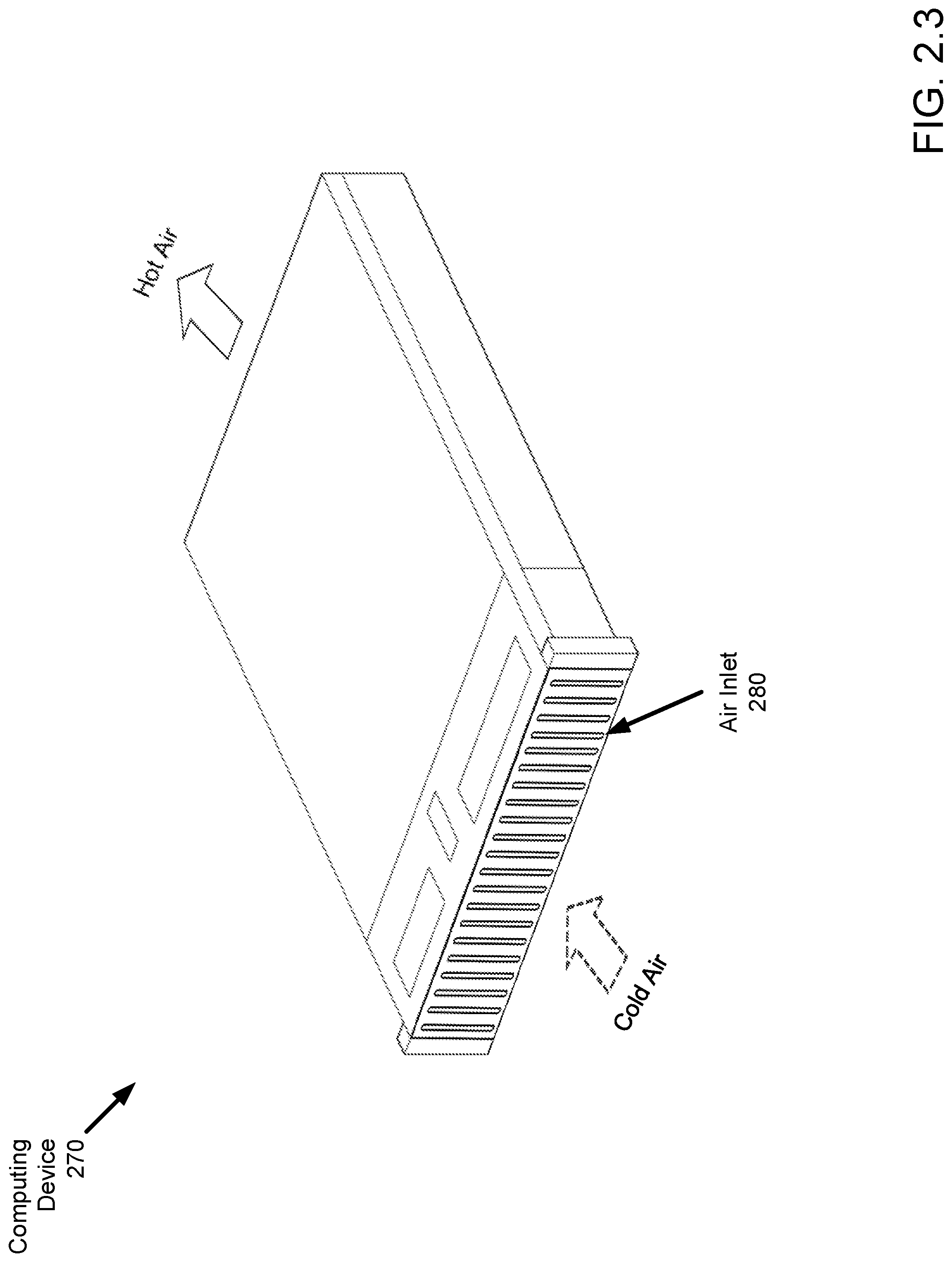 Patent US12309979 Figure 4 – Adjustable hinged mounting bracket for a computing device