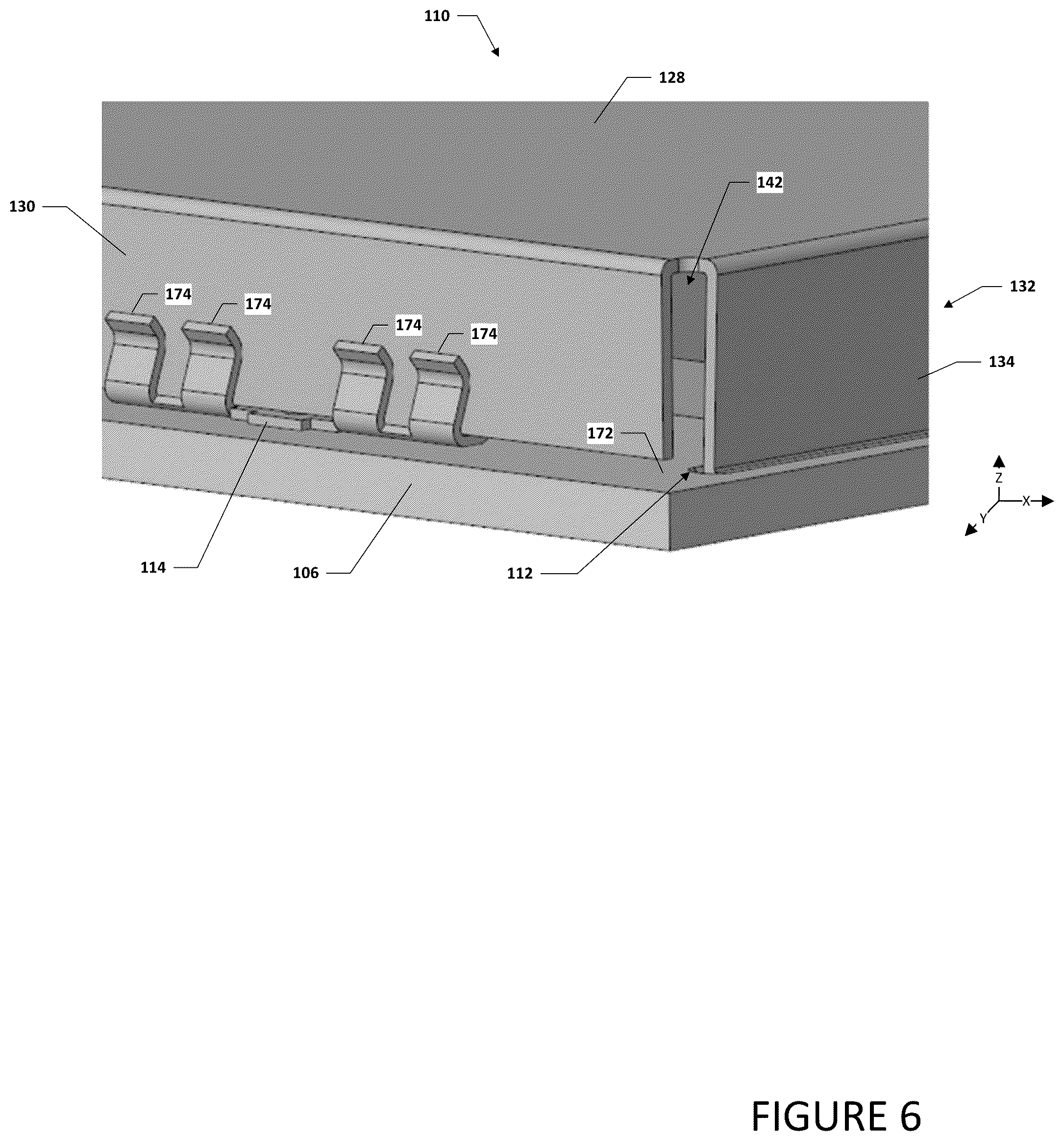 Patent US12309984 Figure 4 – Radiation shield and groove in support structure