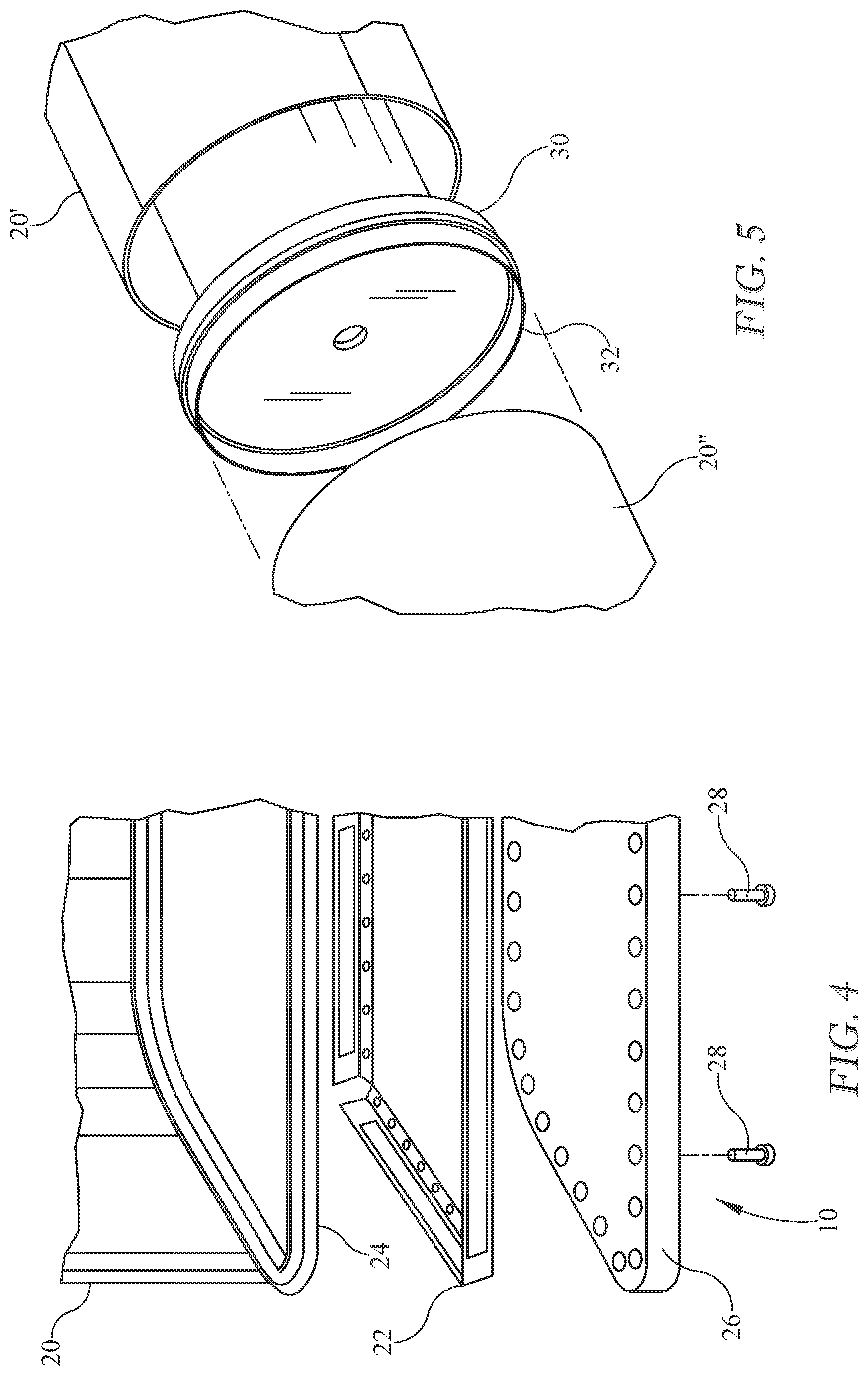 Patent US12309985 Figure 2 – Electromagnetic shielding receptacle formed from a composite laminate having interlaminar resonance chambers