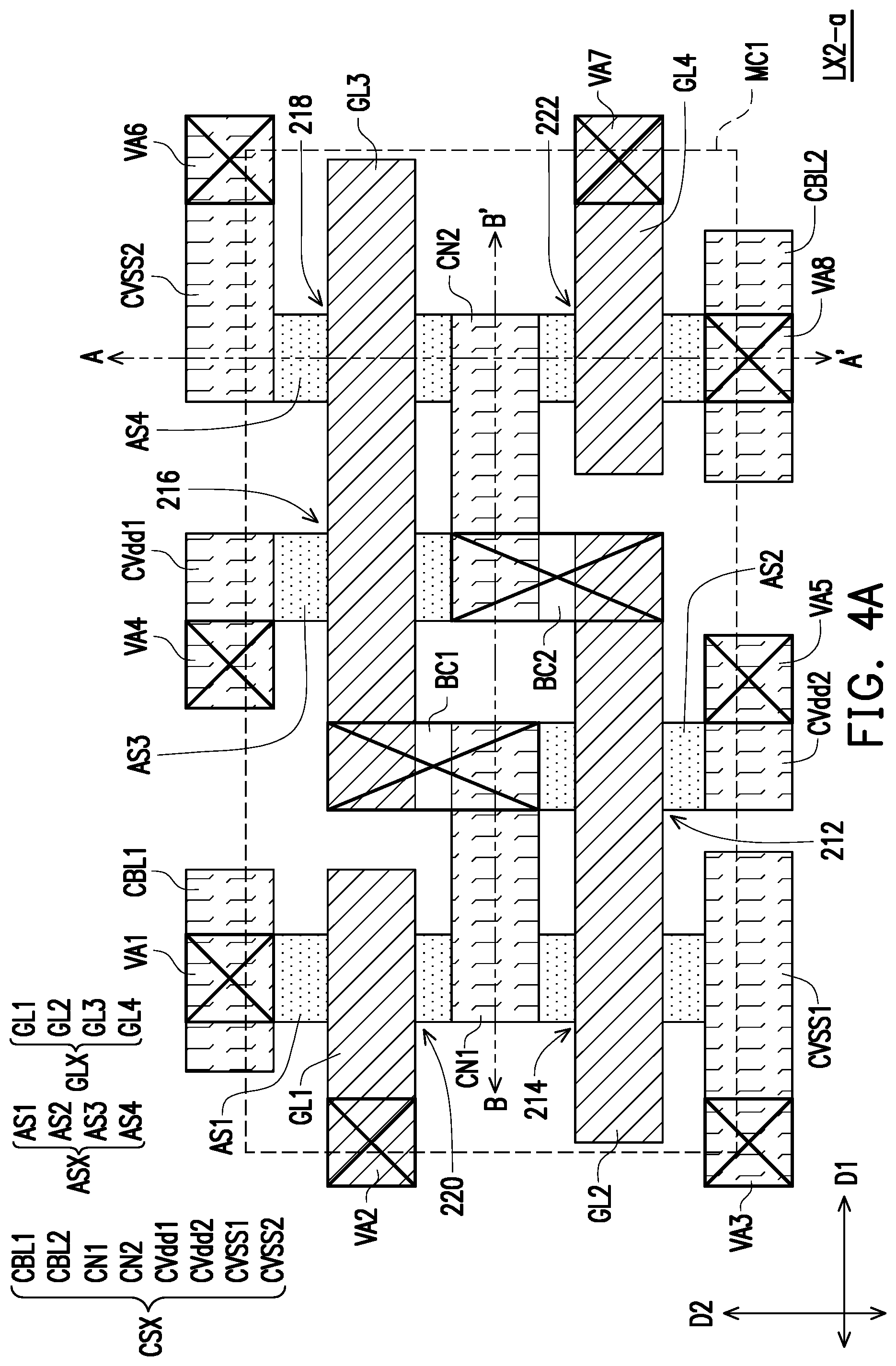 Patent US12309989 Figure 4 – Stacked SRAM device