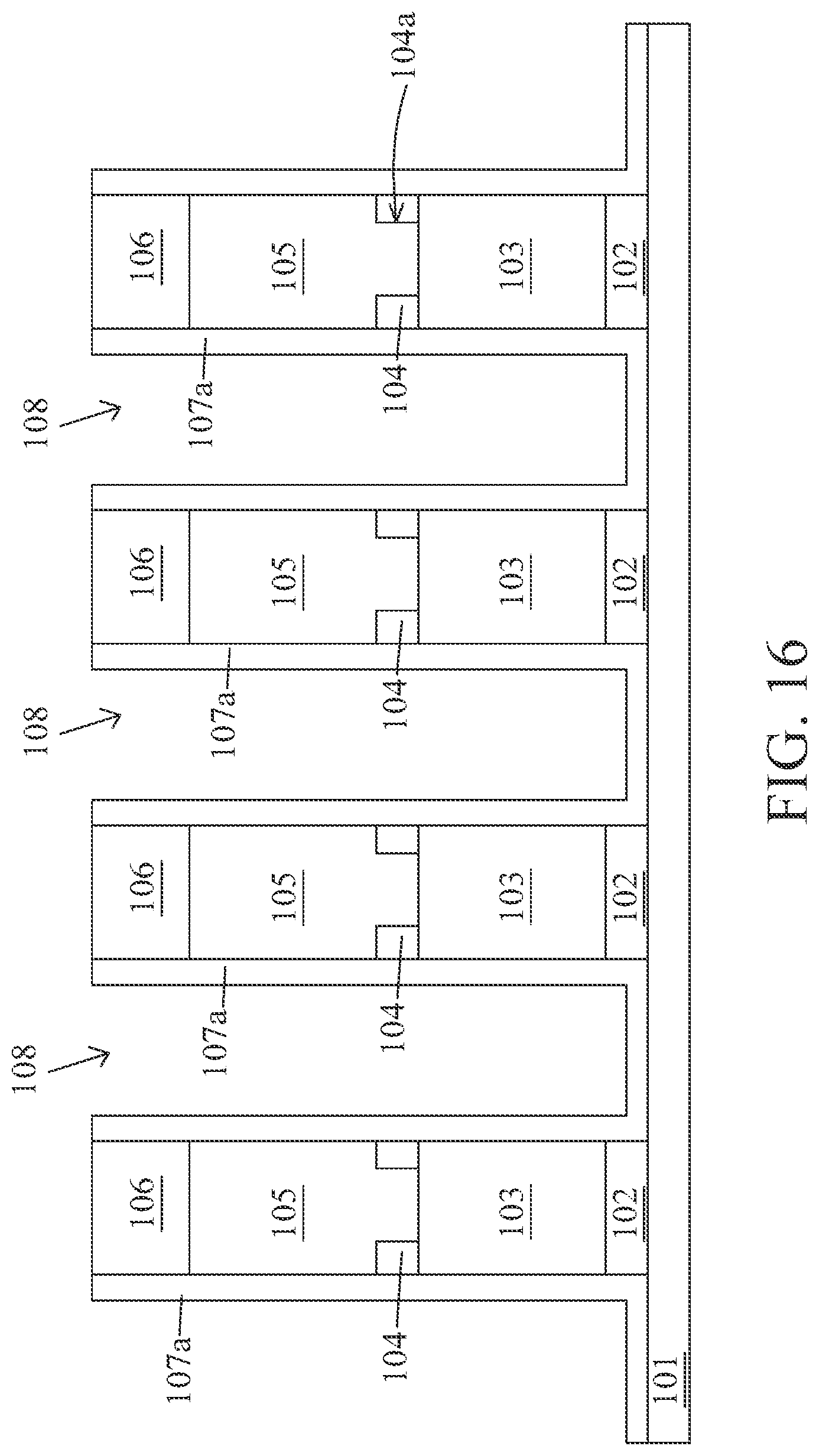 Patent US12309994 Figure 14 – Method of manufacturing memory device having double sided capacitor